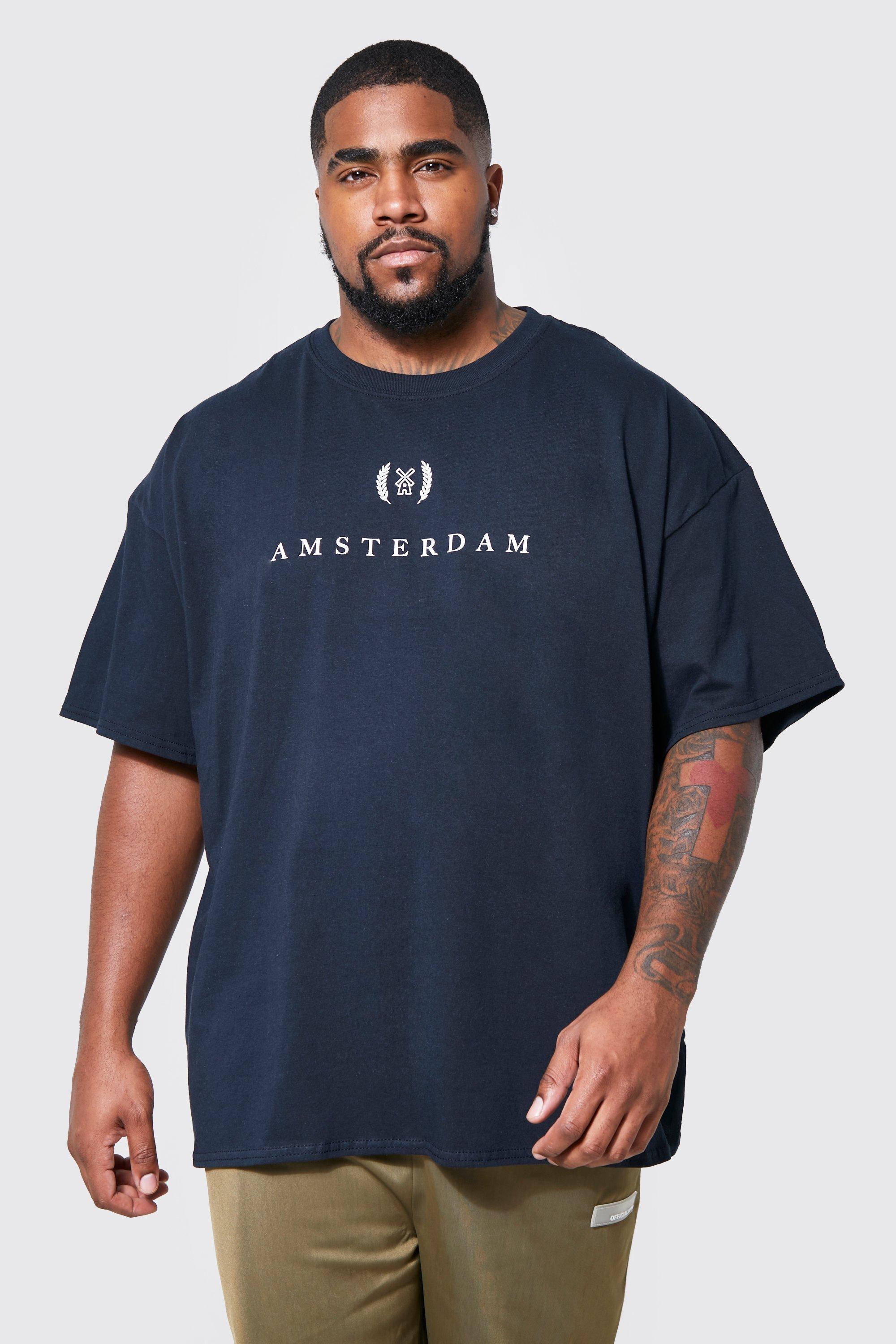 Plus Amsterdam City Print T-shirt USA
