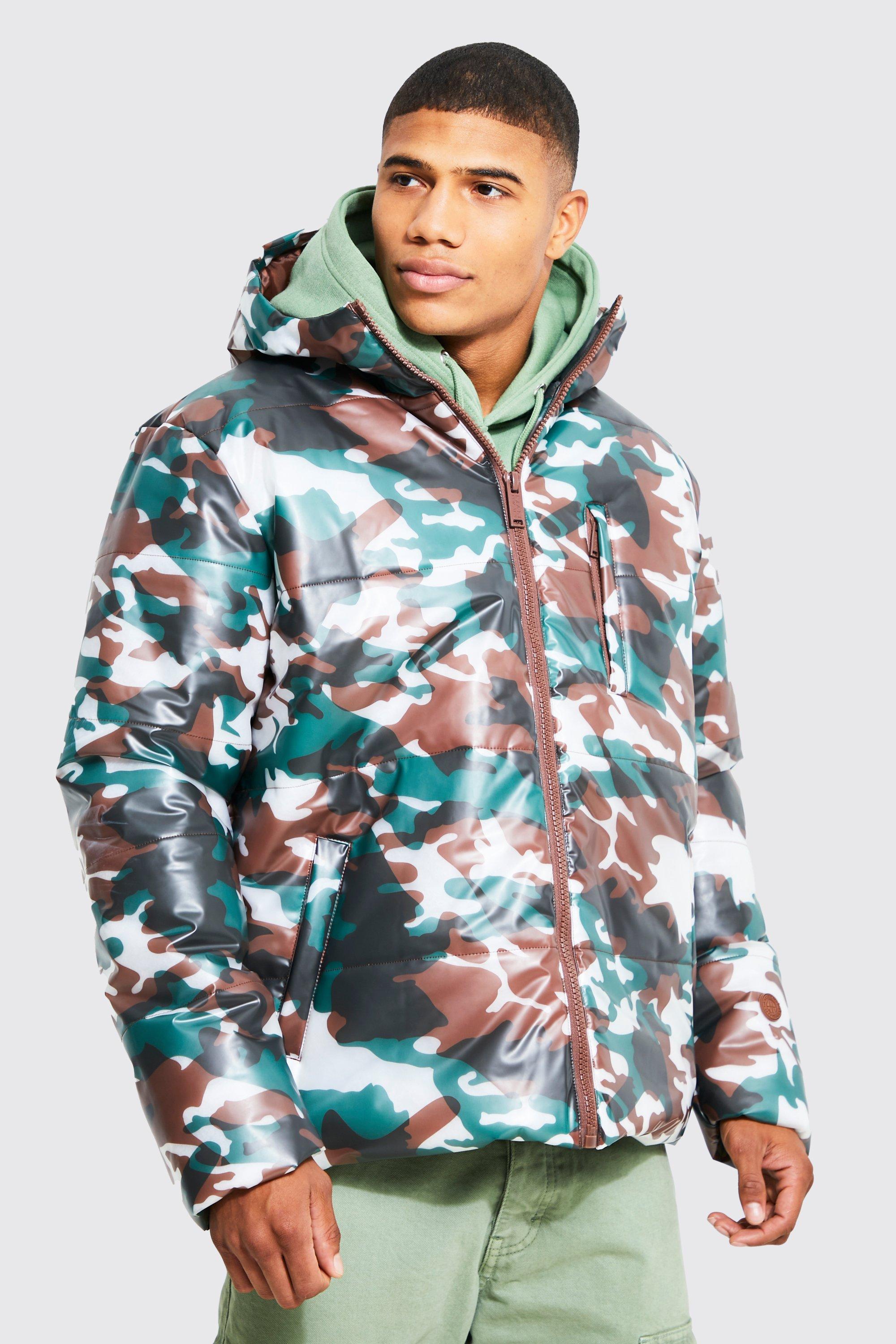 Camouflage Blue Jackets for Men