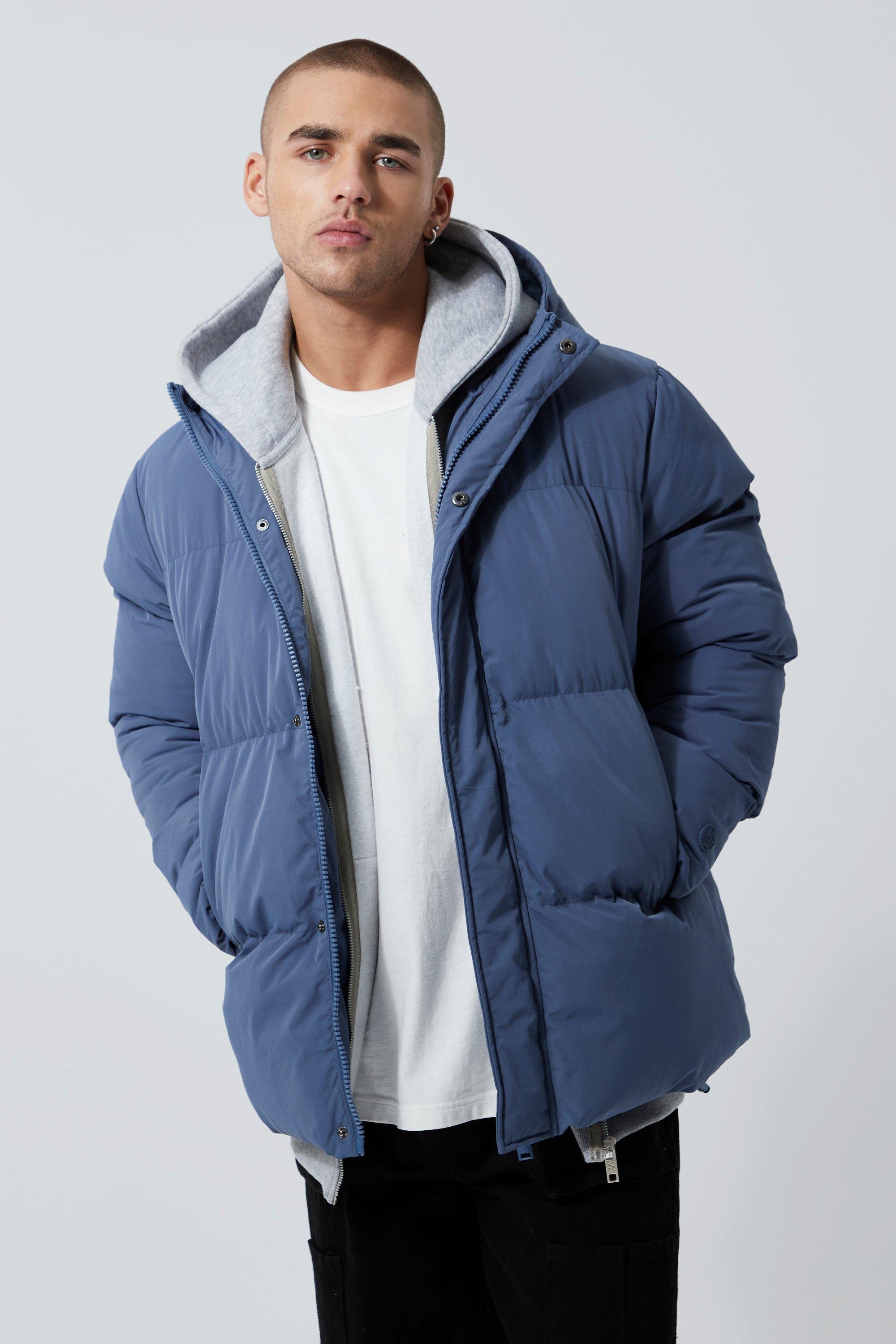 boohooMAN Men's Baroque Tapestry Puffer