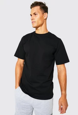 Black Tall Basic Crew Neck T-shirt