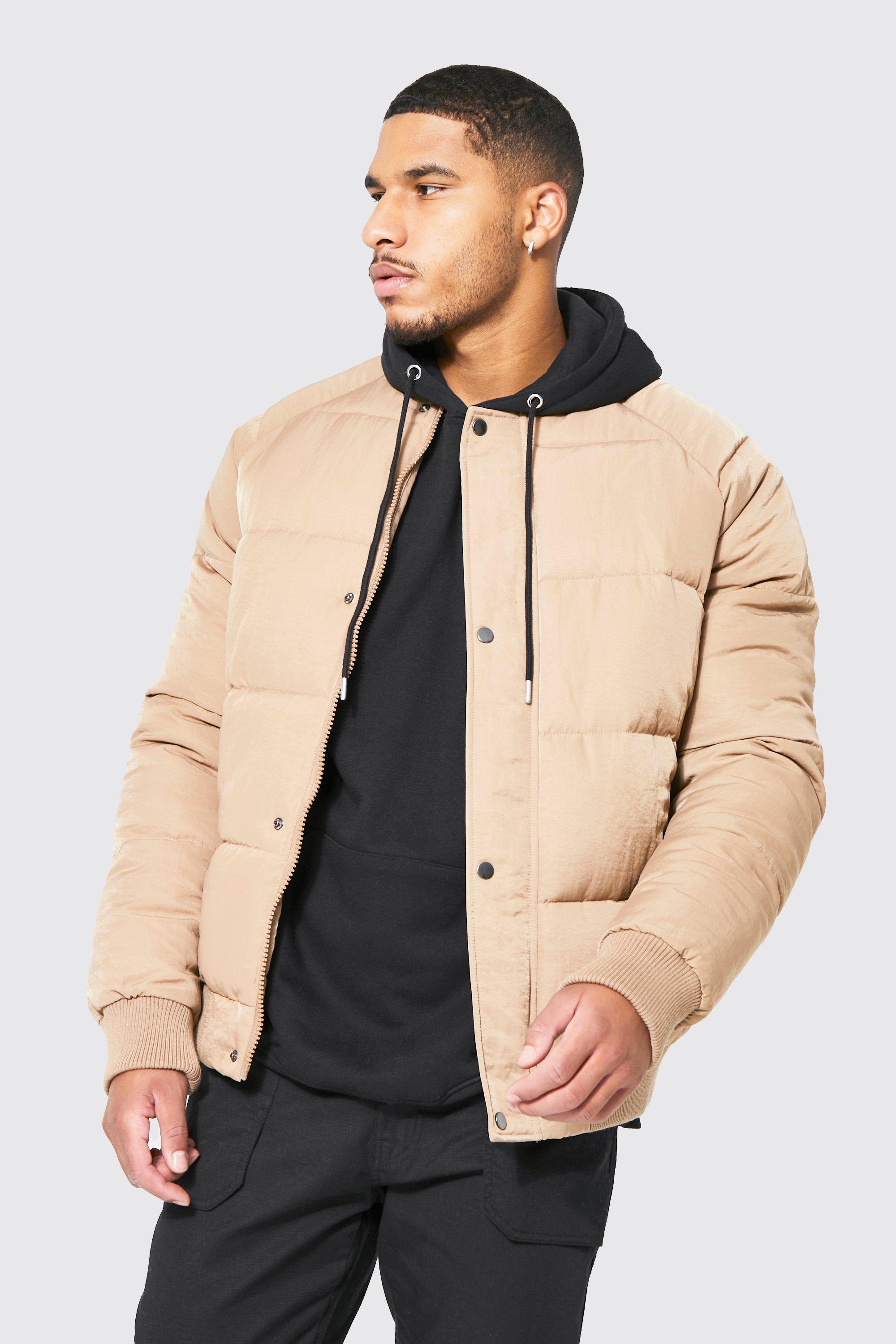 Plus Heavy Padded Bomber Jacket