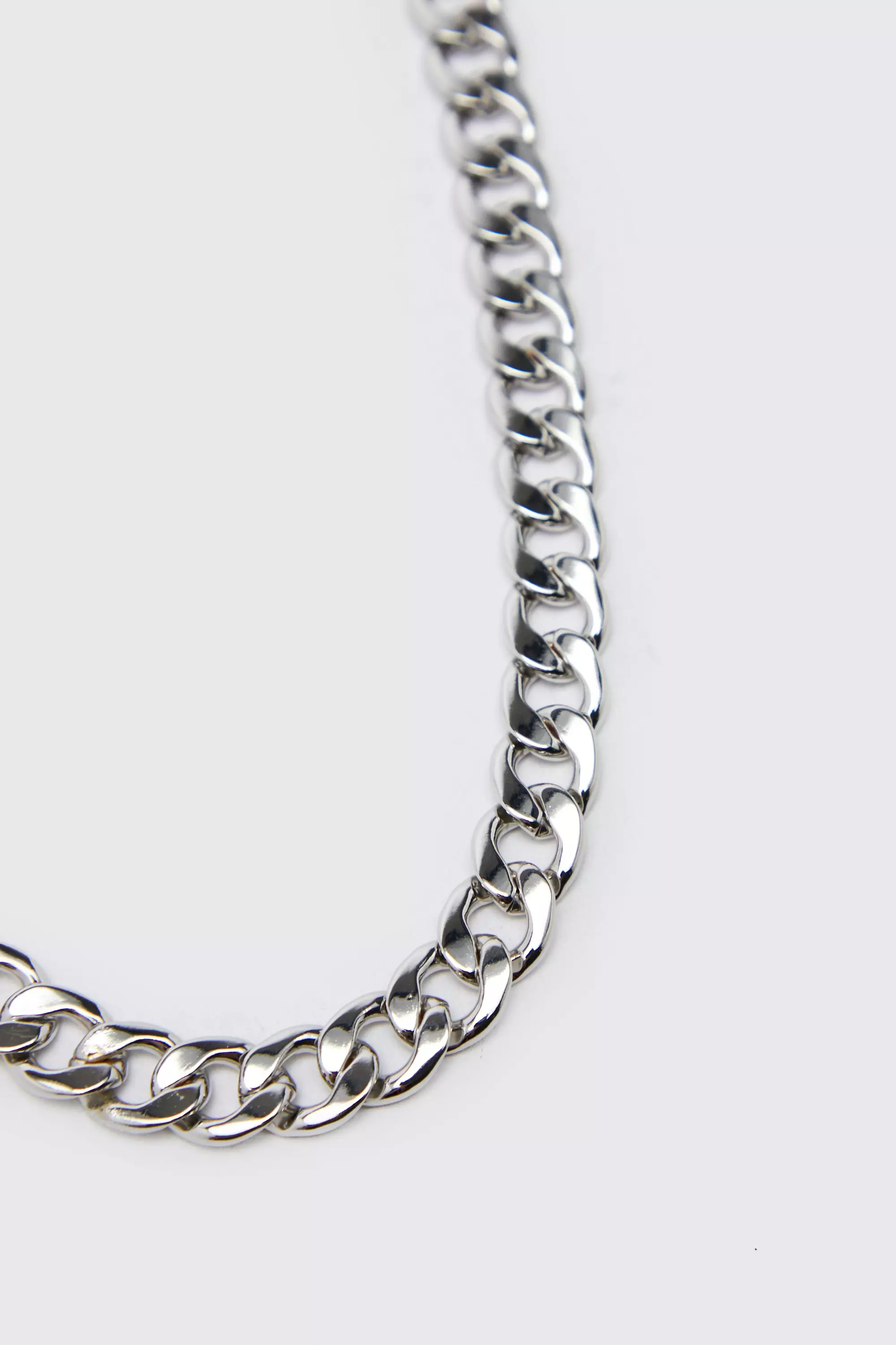 Silver Dikke Cubaanse Schakel Ketting alternatieve afbeelding