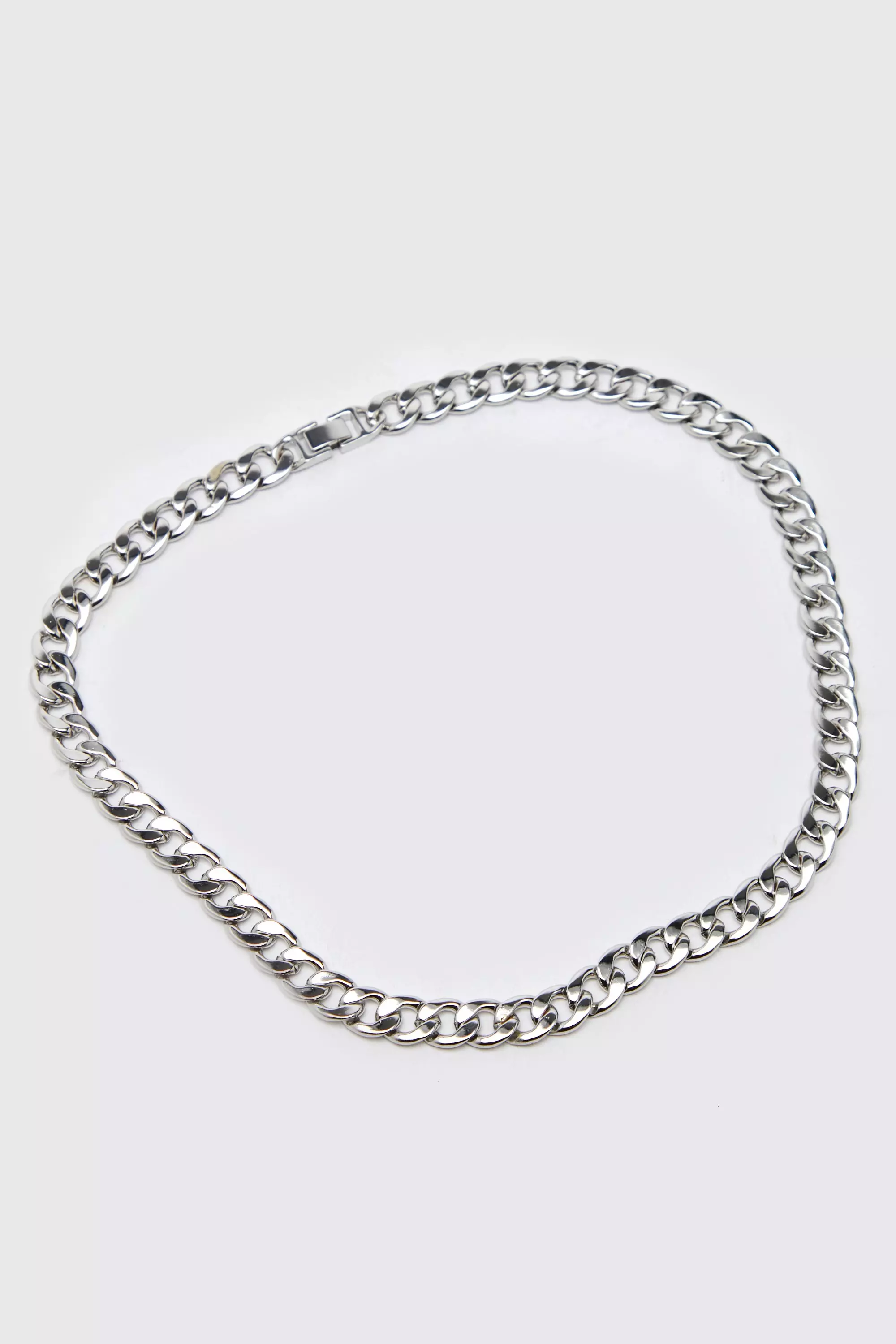 Silver Dikke Cubaanse Schakel Ketting alternatieve afbeelding
