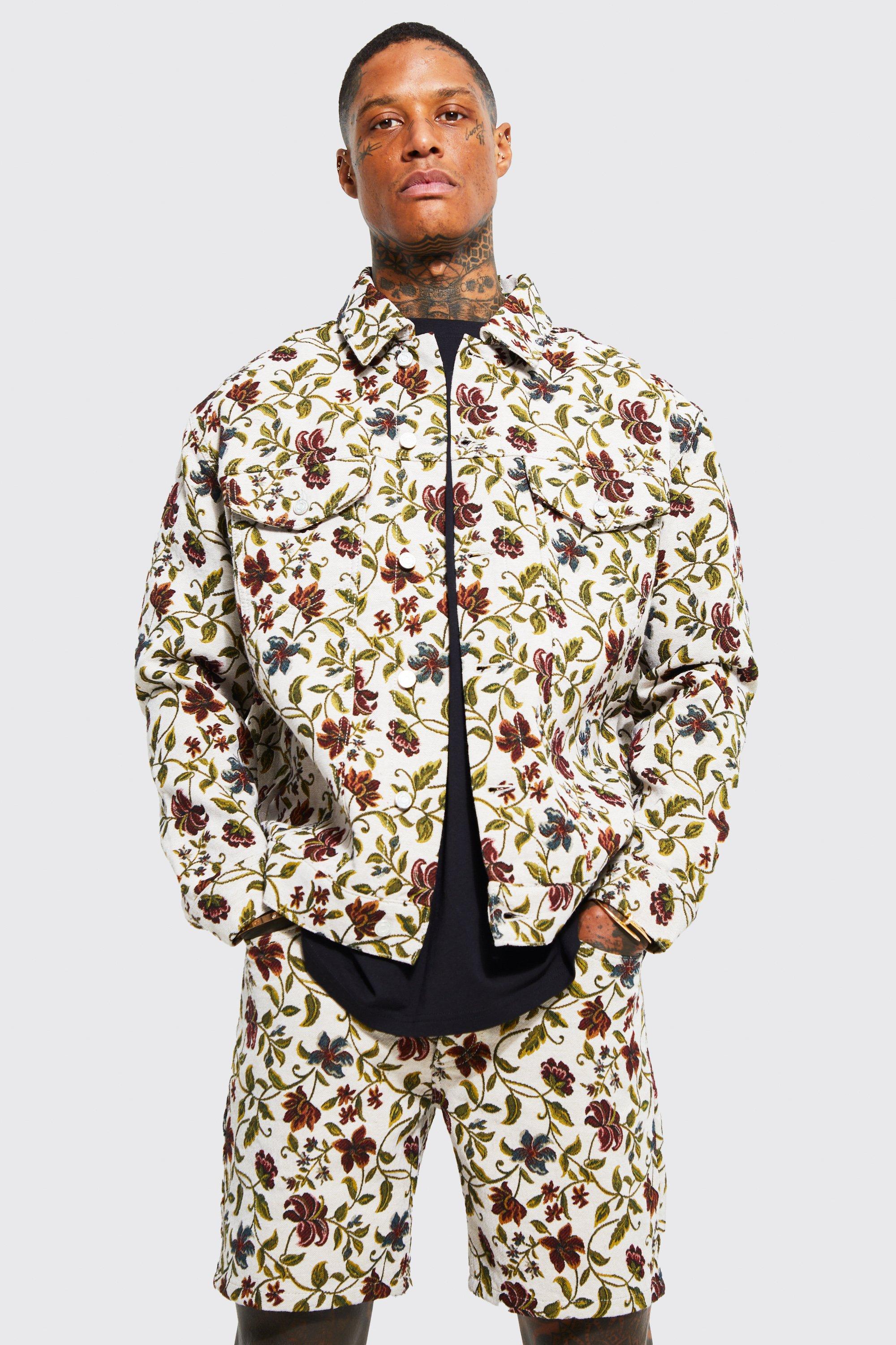 Source Custom Tapestry jacket for men spring cotton jocket mens