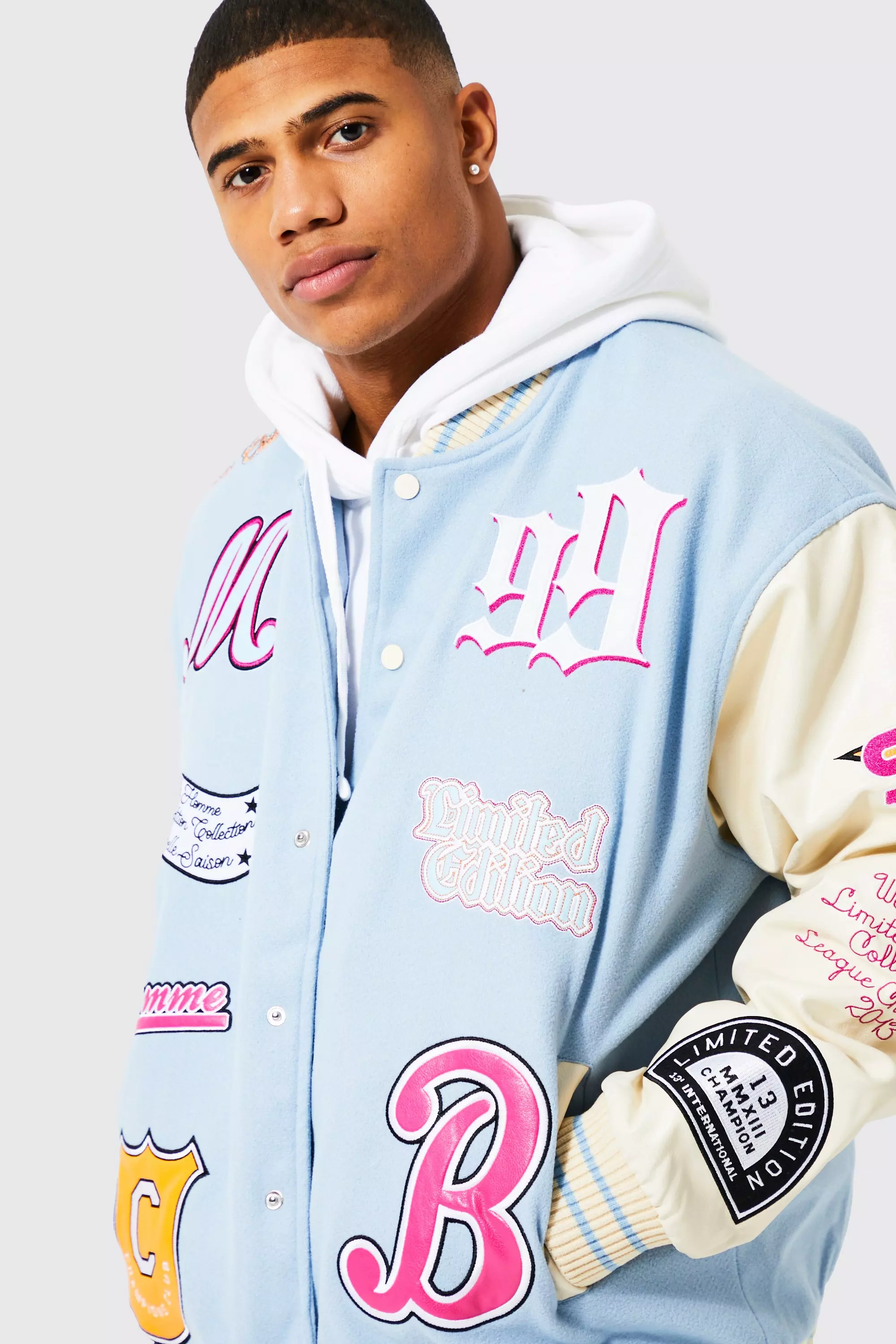 【関&送料込】boohoo MAN Official バーシティ ジャケット 2色 Boohoo Man Varsity Jacket | eBay