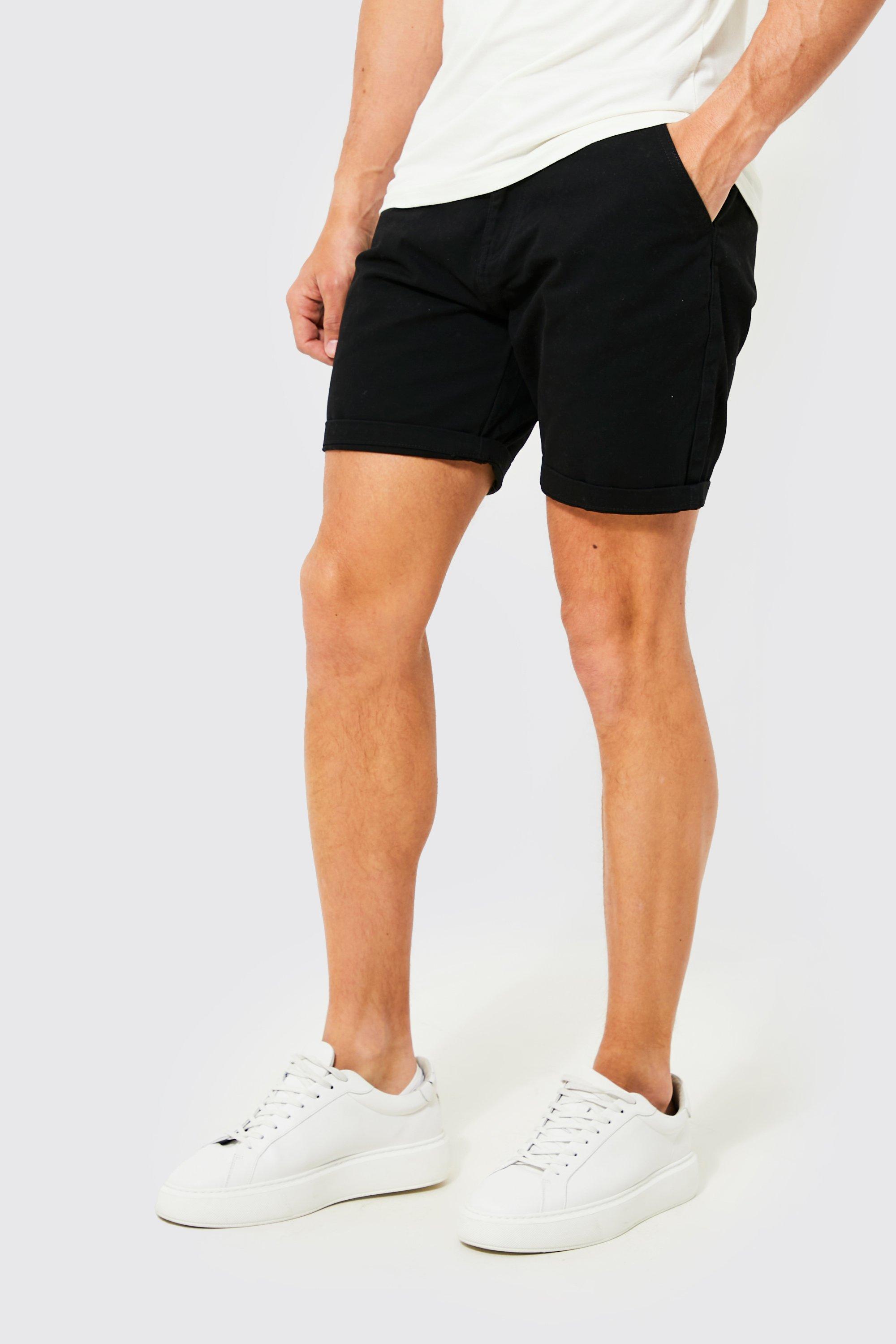 Skinny chino sales shorts mens