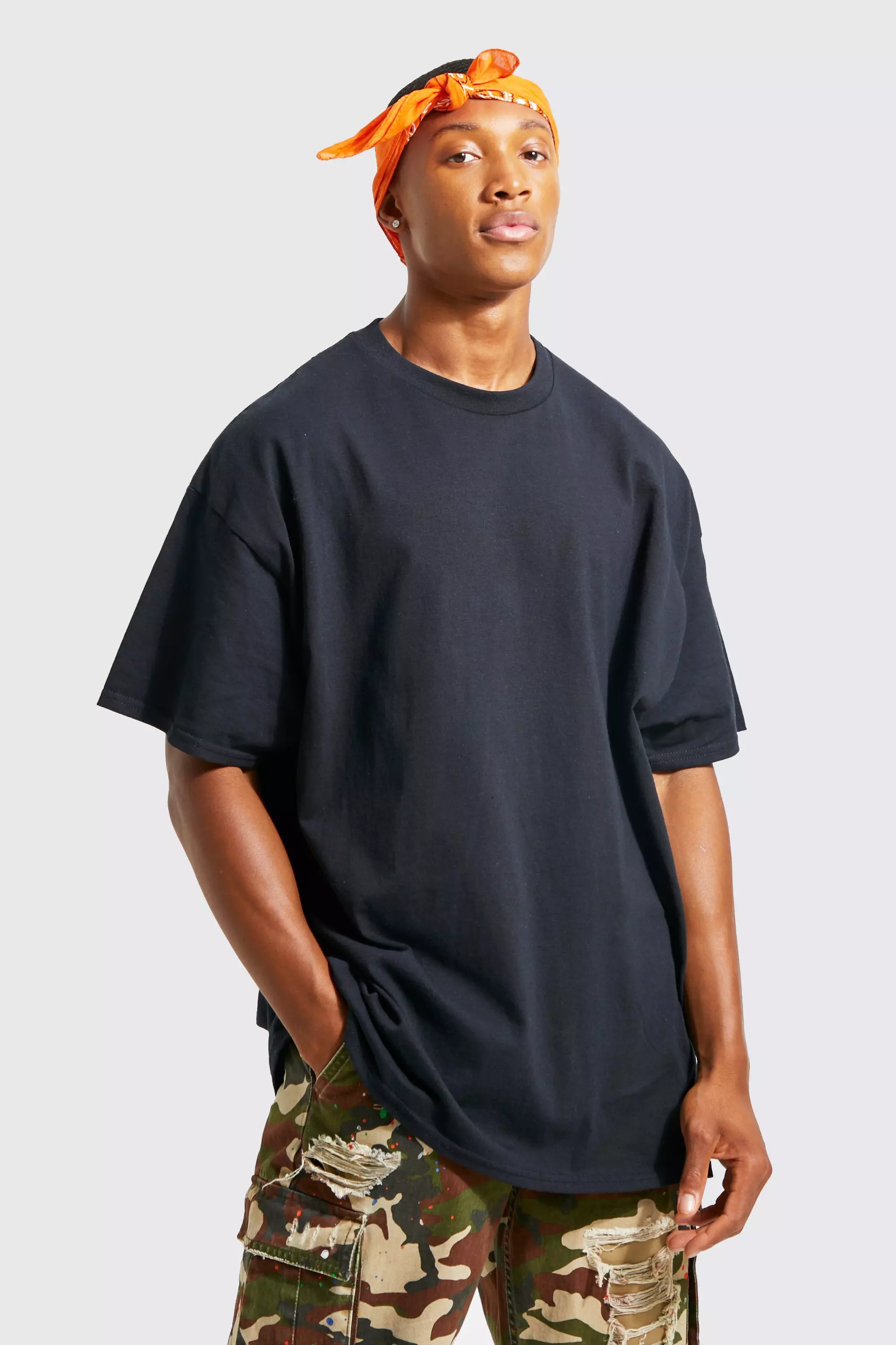 Black Oversized Vintage Tupac License T-shirt alternative image