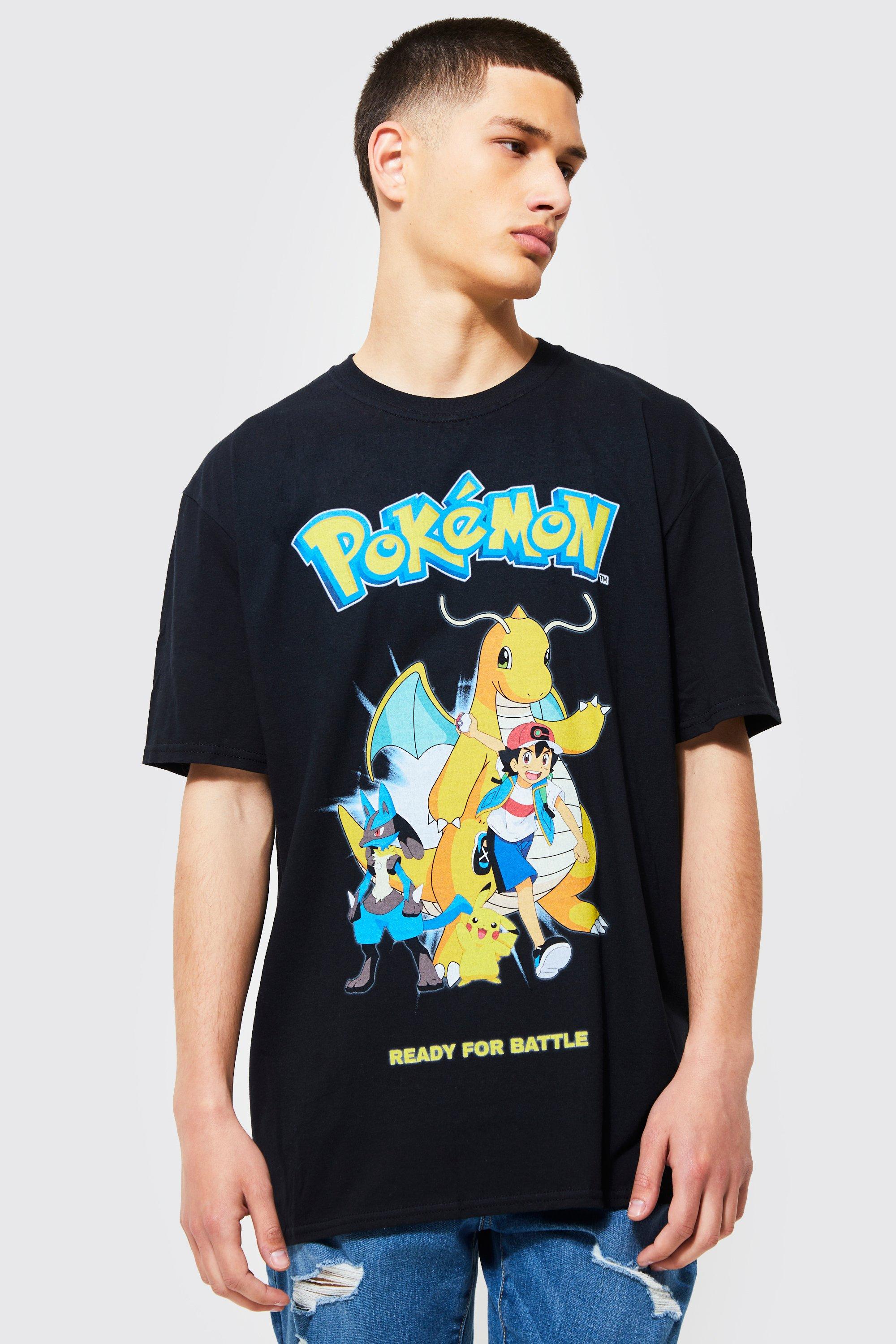 nominelt hun er Misbruge Pokemon License T-shirt | boohooMAN USA