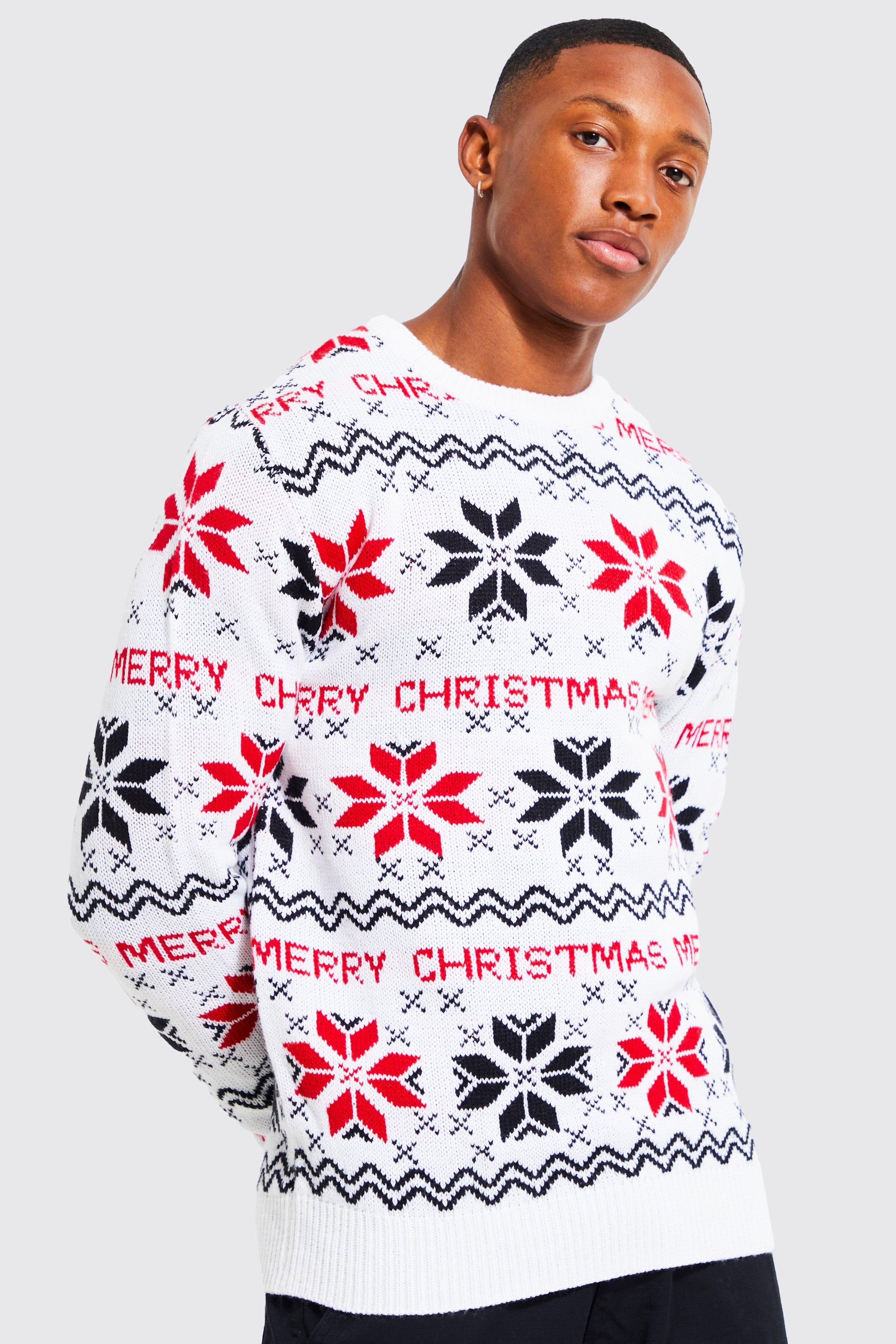 Boohooman hot sale christmas jumper