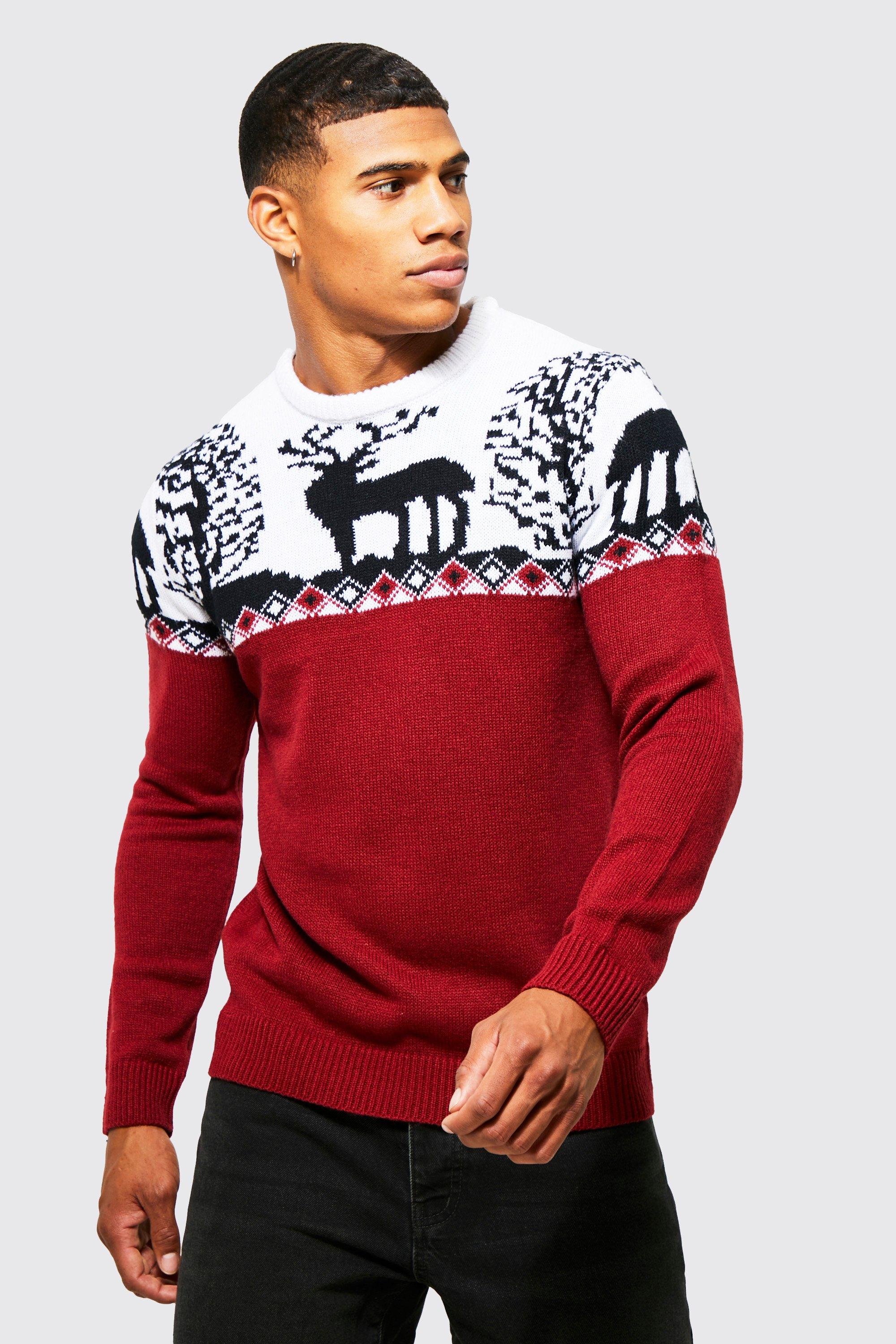 Black christmas jumper clearance mens