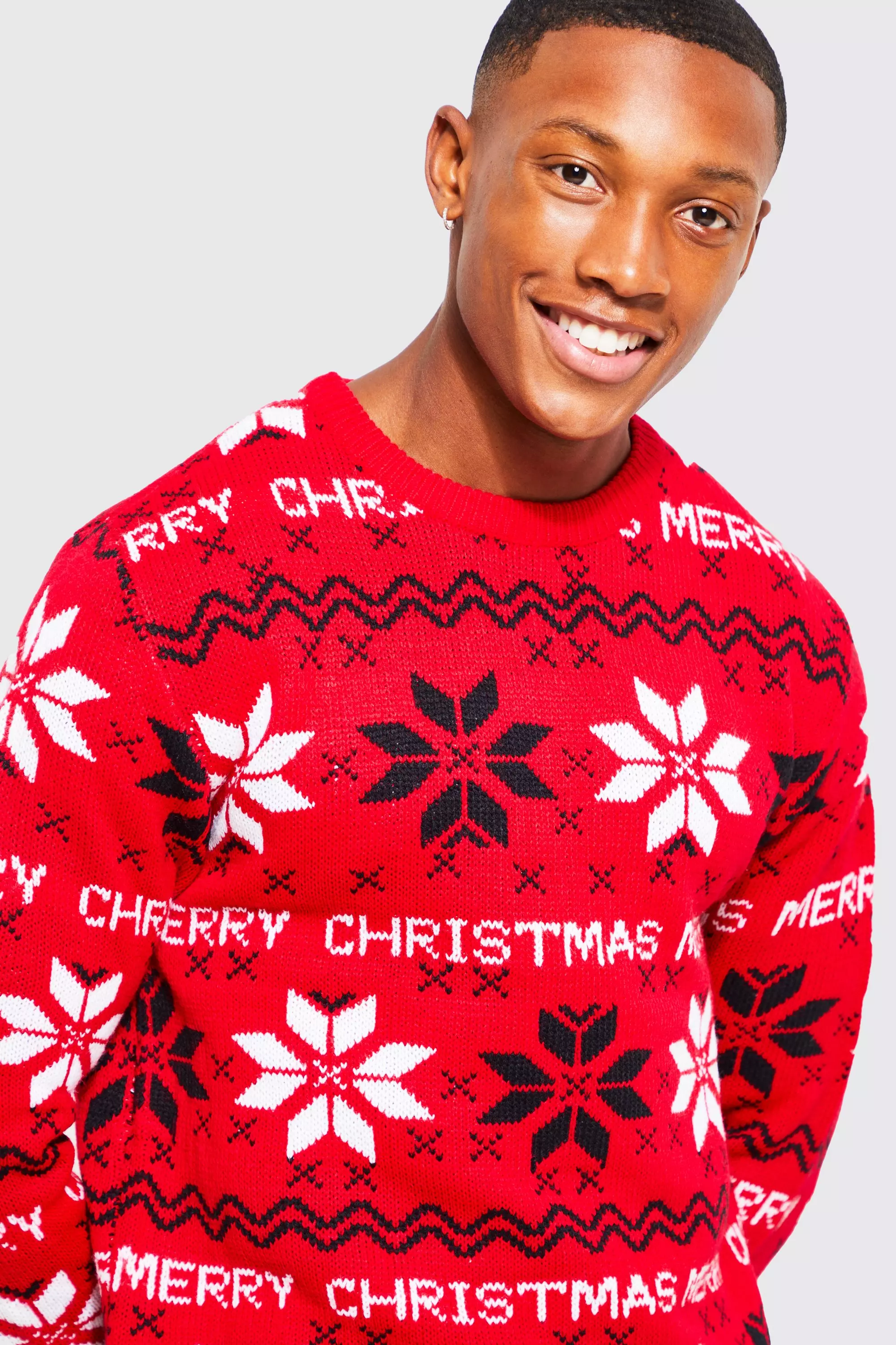 Merry Christmas Weihnachtspullover, Red alternatives Bild