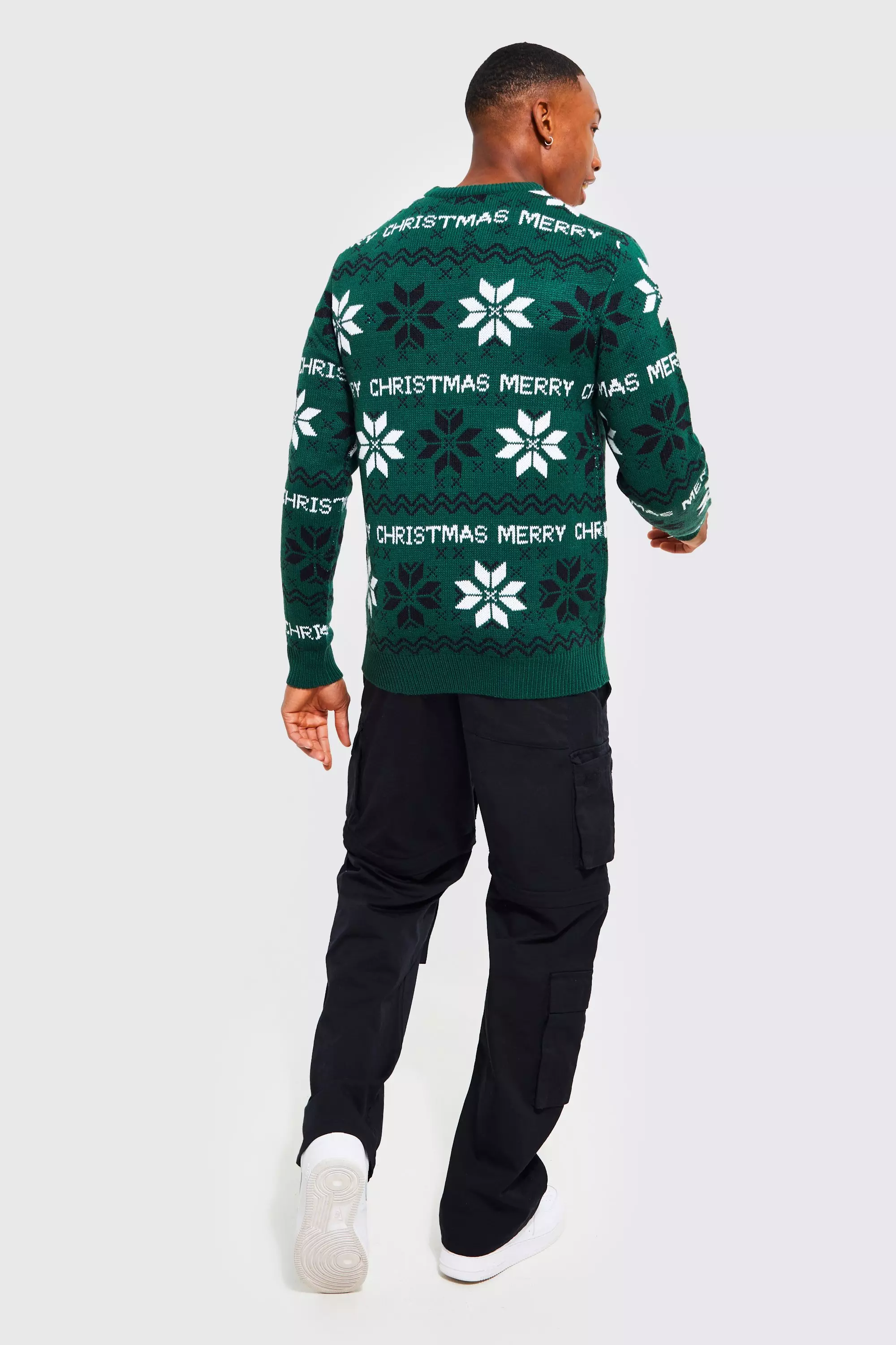 Forest Merry Christmas Fairisle Jumper alternative image