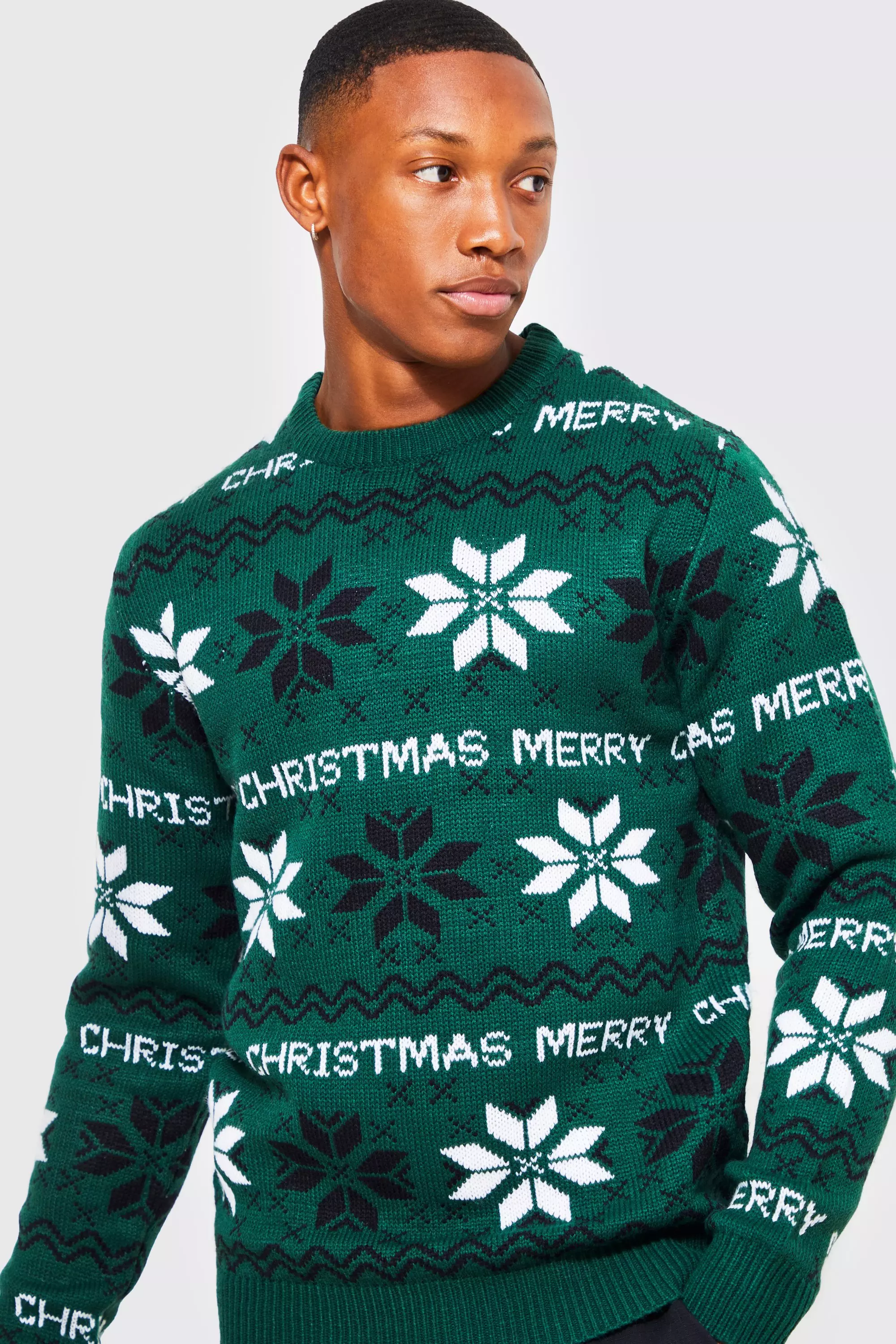 Forest Merry Christmas Fairisle Jumper alternative image