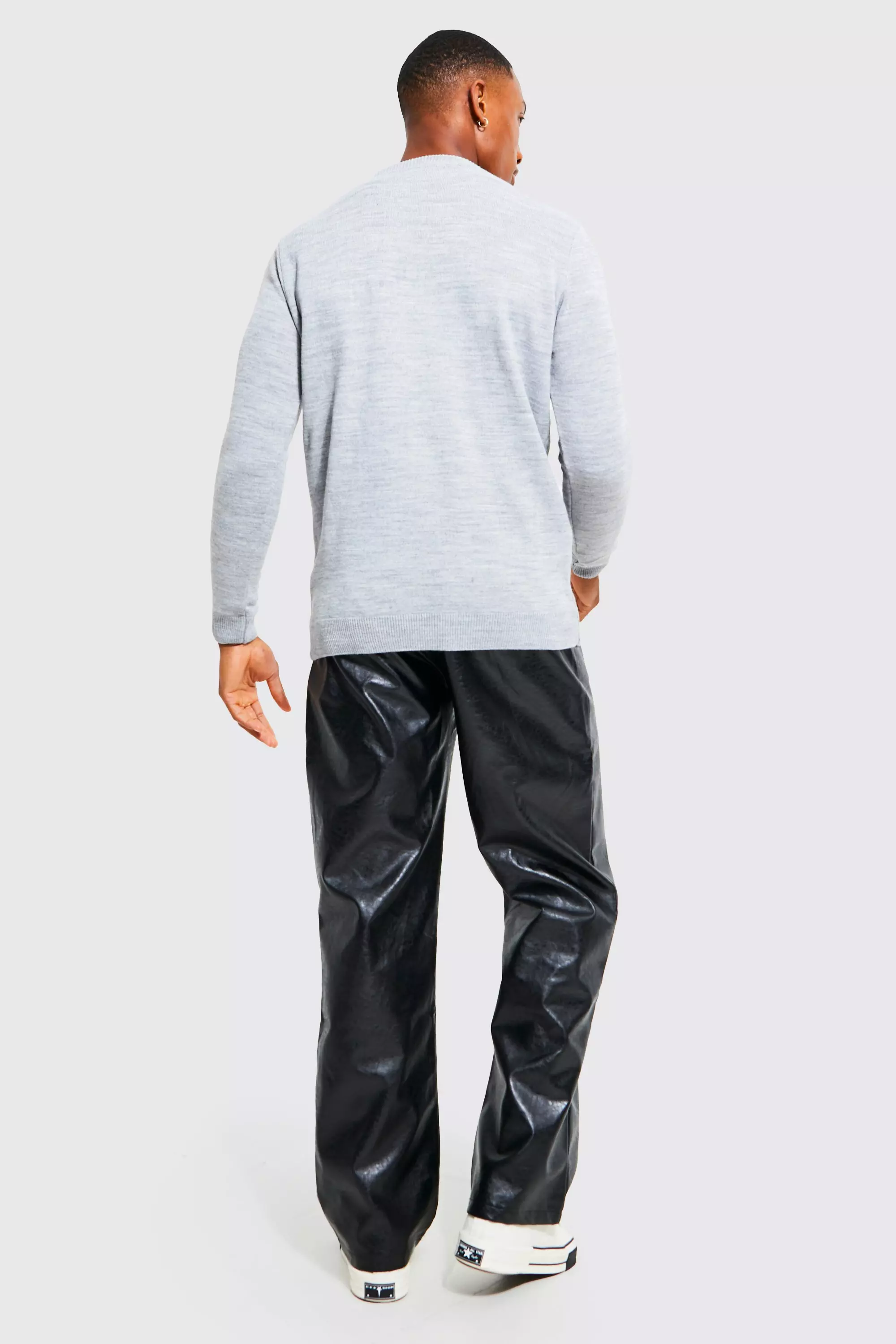 Grey marl Absolute Melt Christmas Jumper alternative image