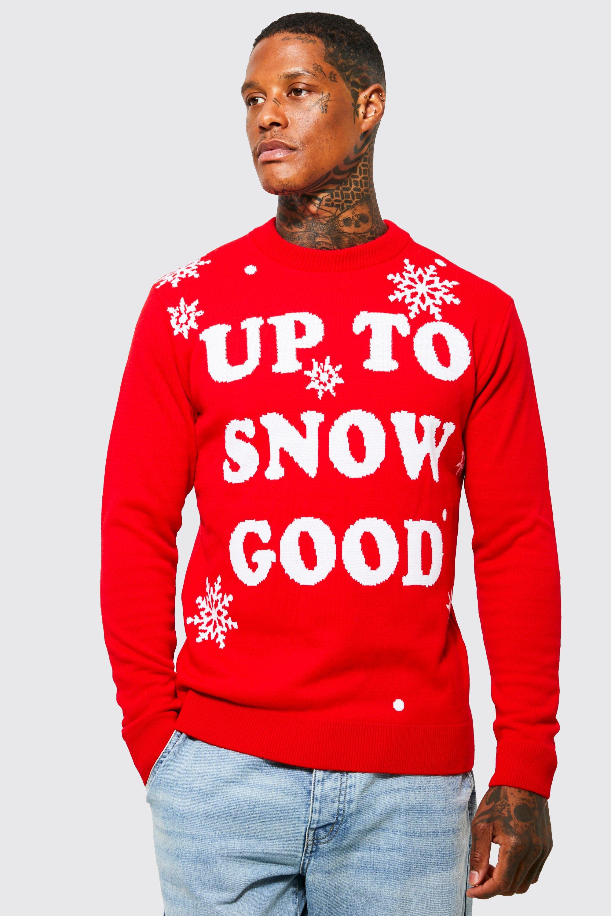 Christmas jumpers mens funny best sale