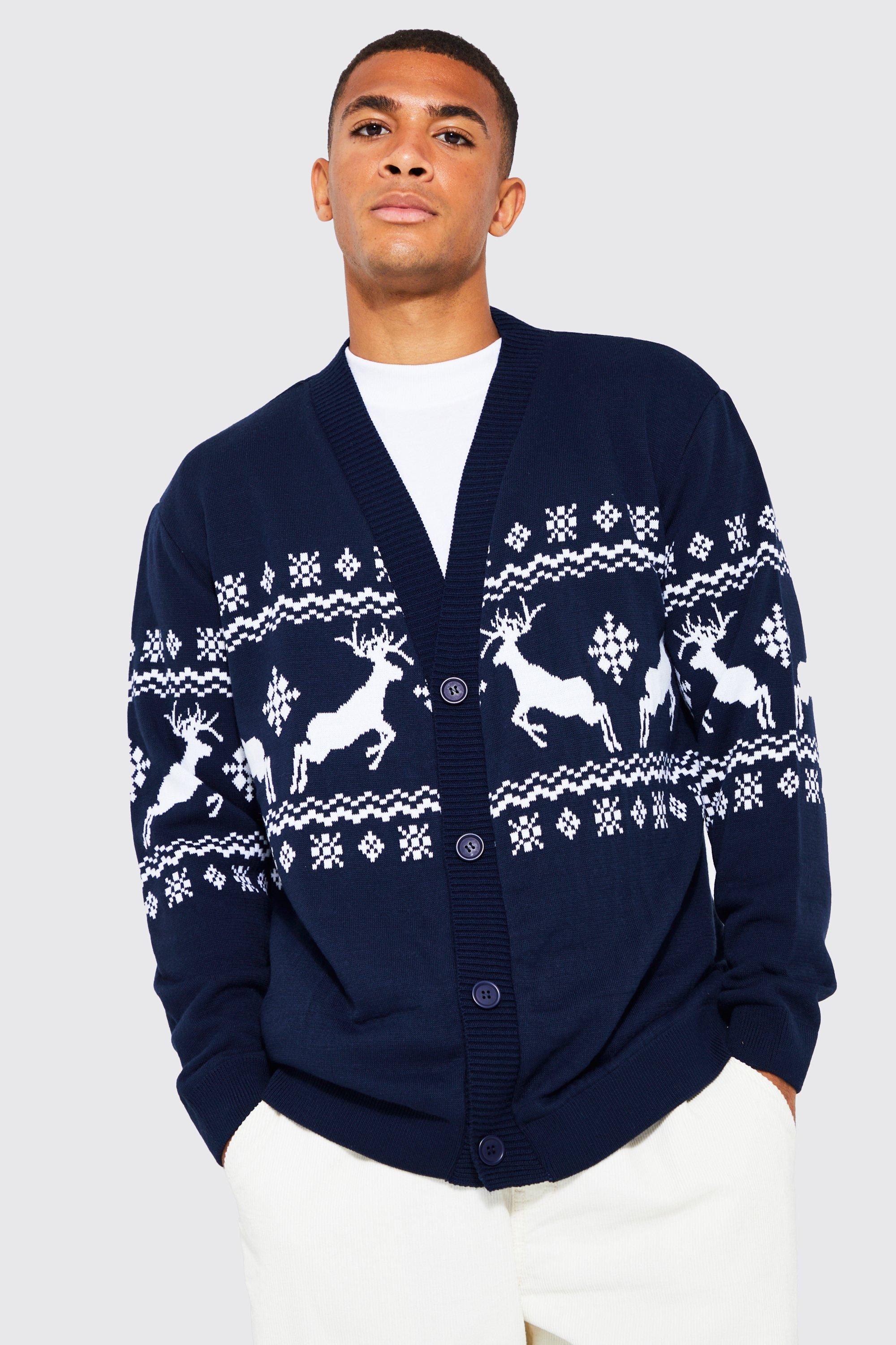 Navy christmas sweater best sale