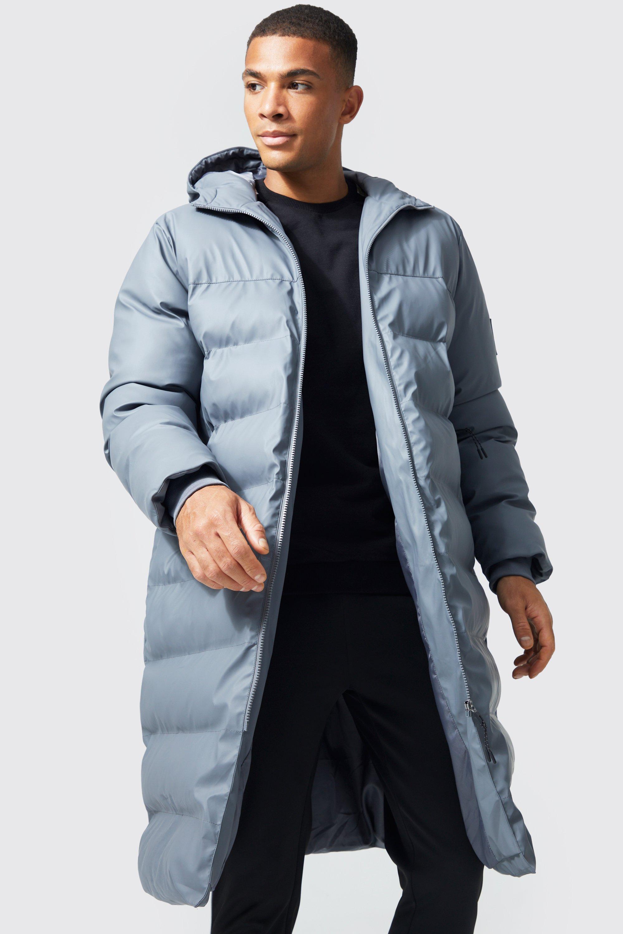 Boohooman longline store puffer jacket