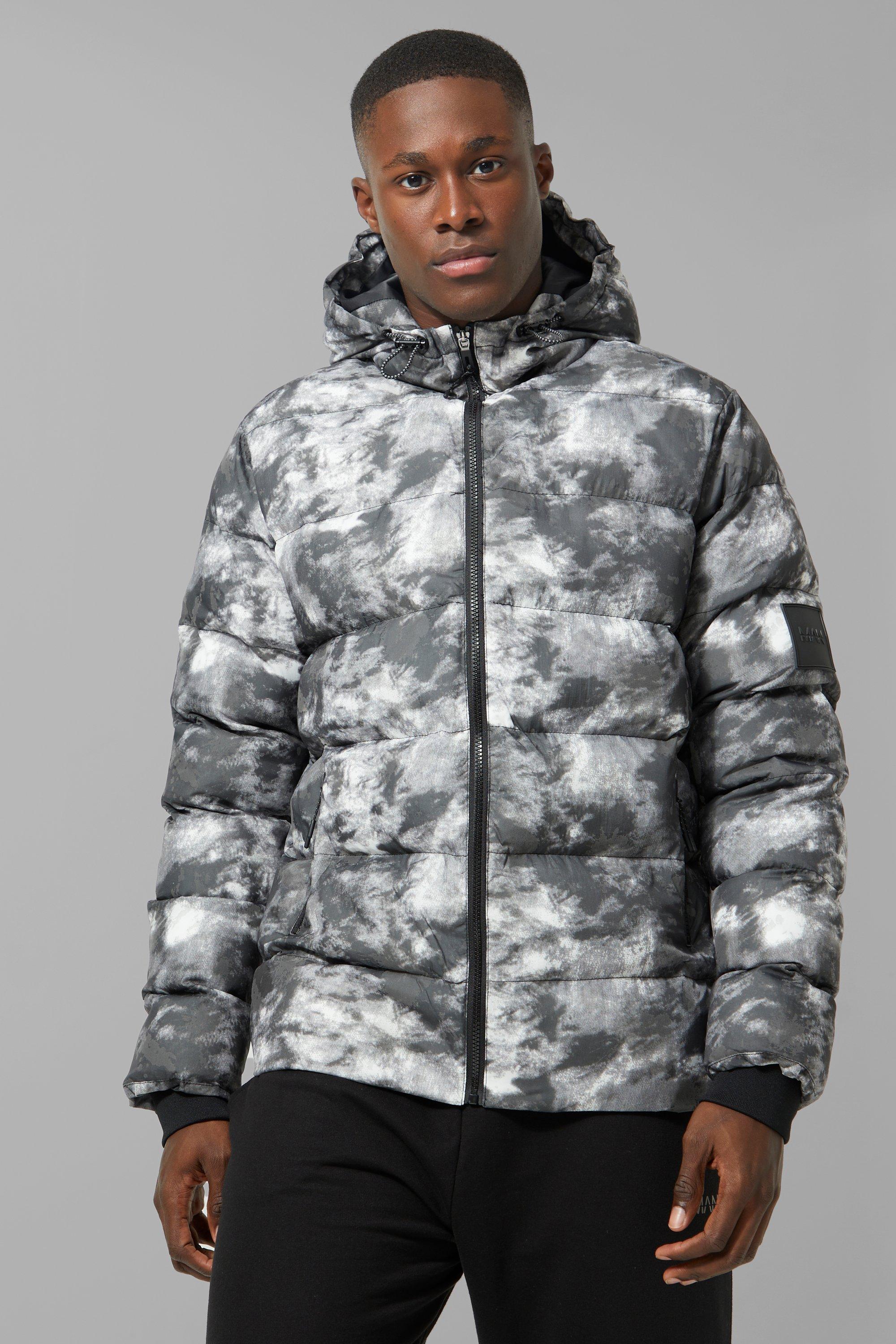 Camo puffer shop jacket men