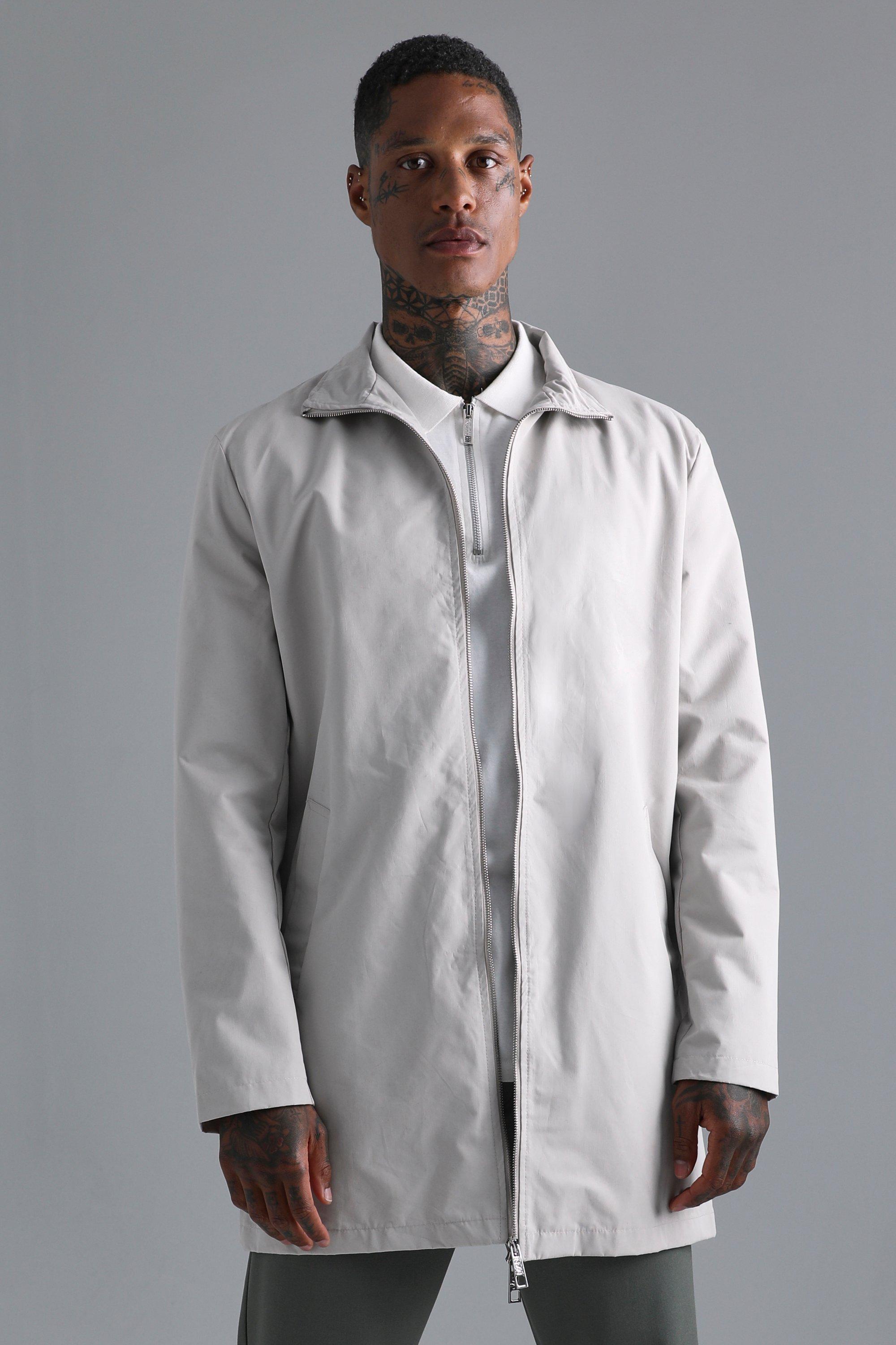 Boohooman raincoat best sale