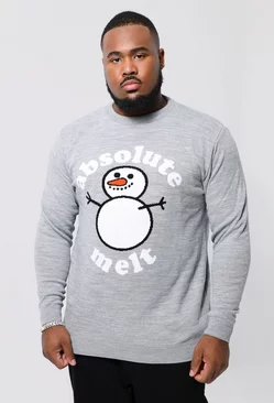 Grey Plus Absolute Melt Christmas Sweater