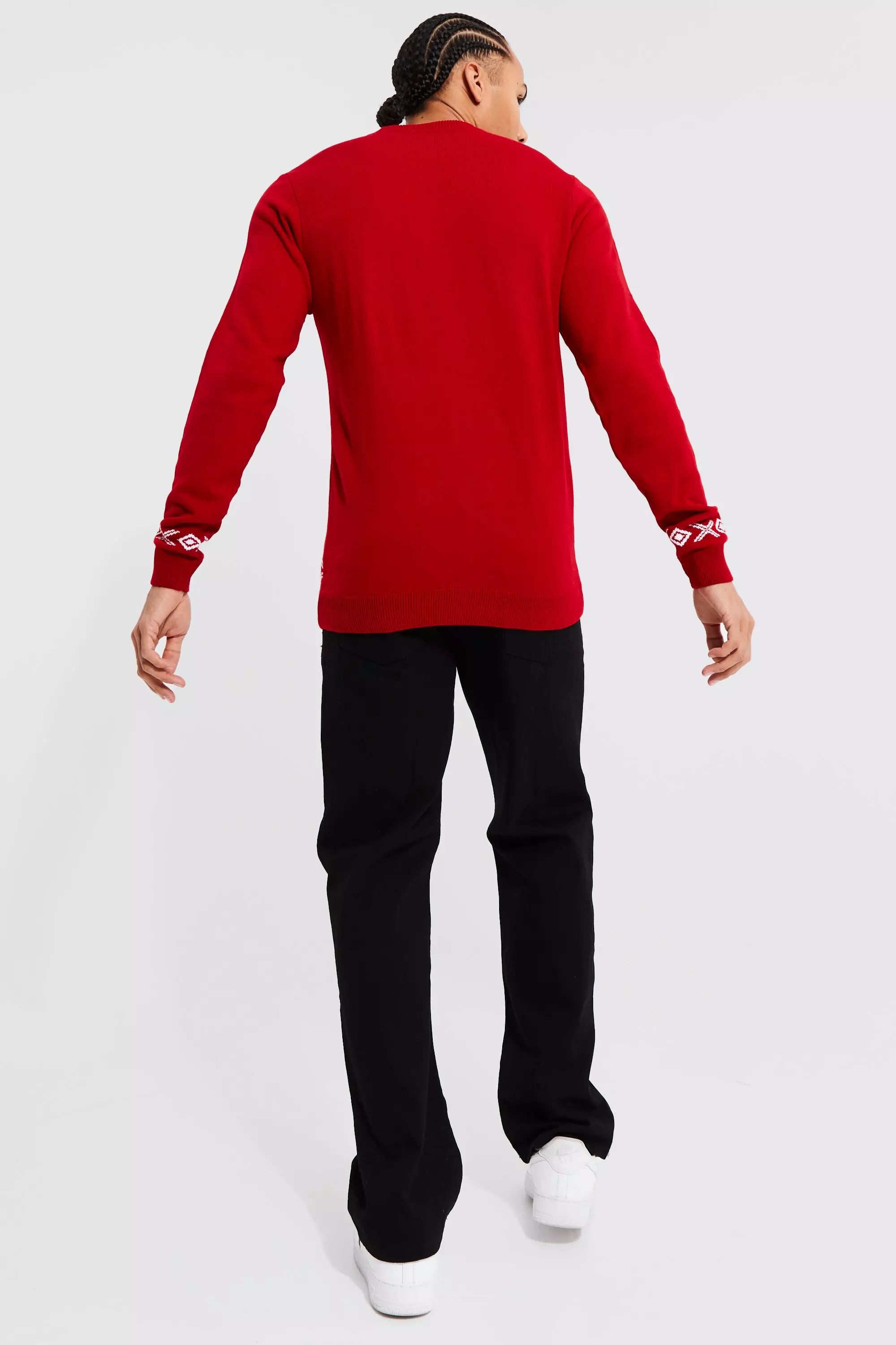Tall Ya Filthy Animal Weihnachtspullover, Red alternatives Bild