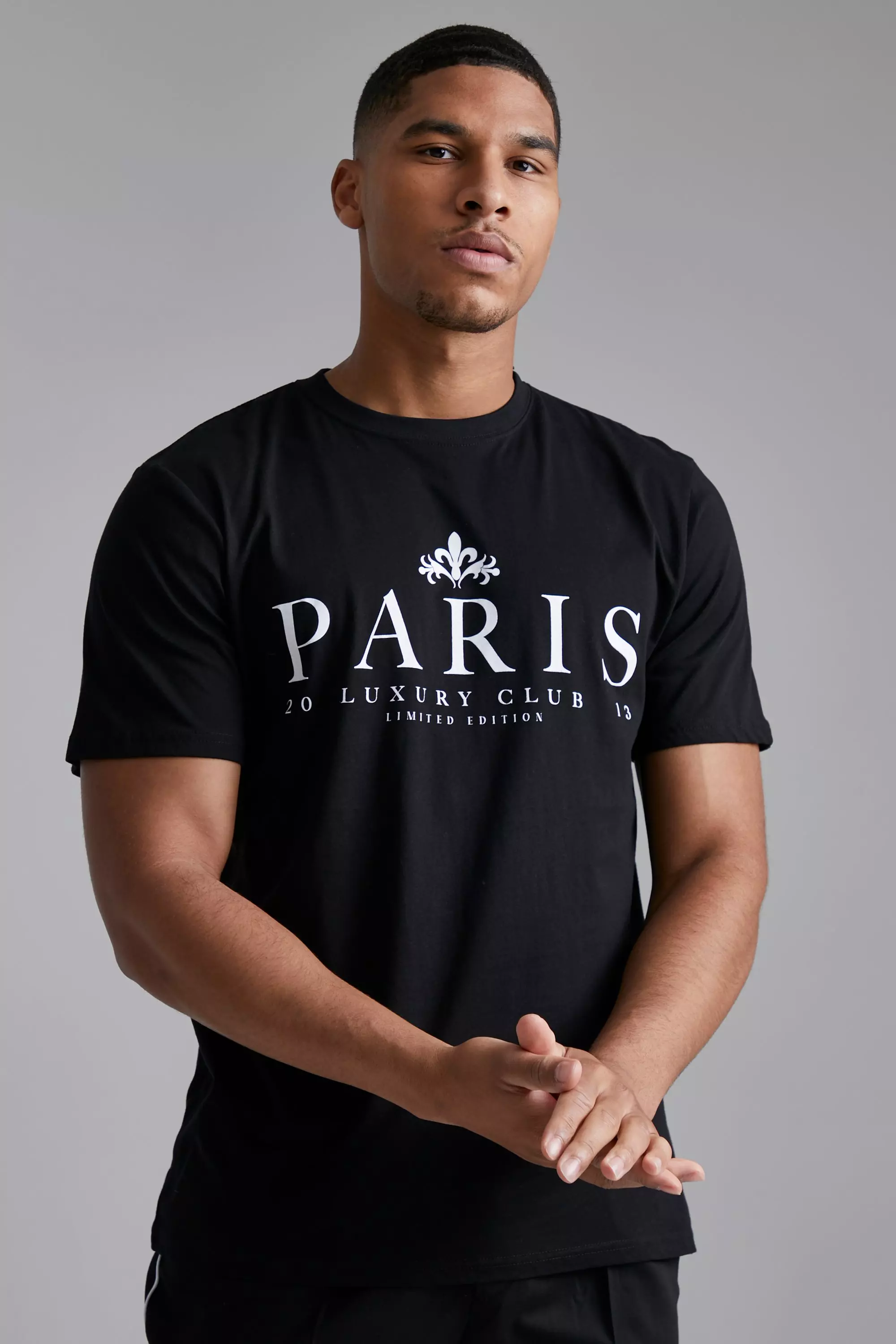 Paris print t shirt best sale