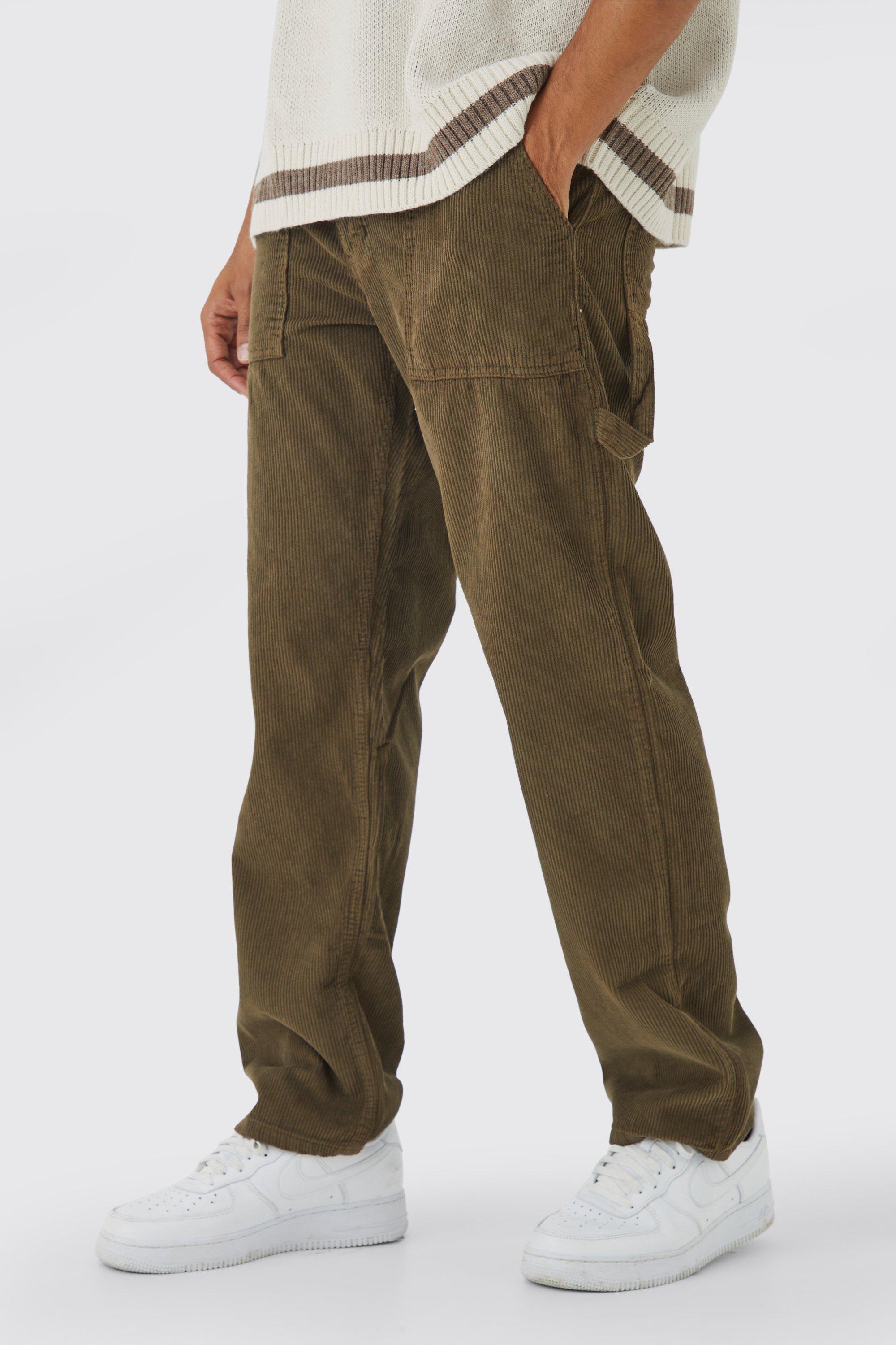 Corduroy Relaxed Fit Carpenter Pants