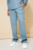 Teal Relaxed Suit Trouser