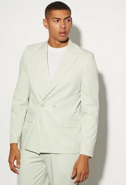 Green Relaxed Suit Jacket