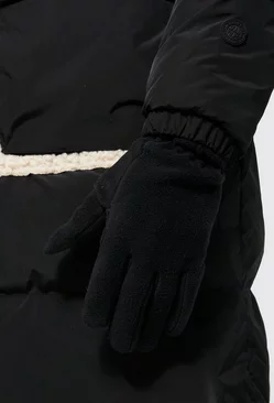 Polar Fleece Gloves Black