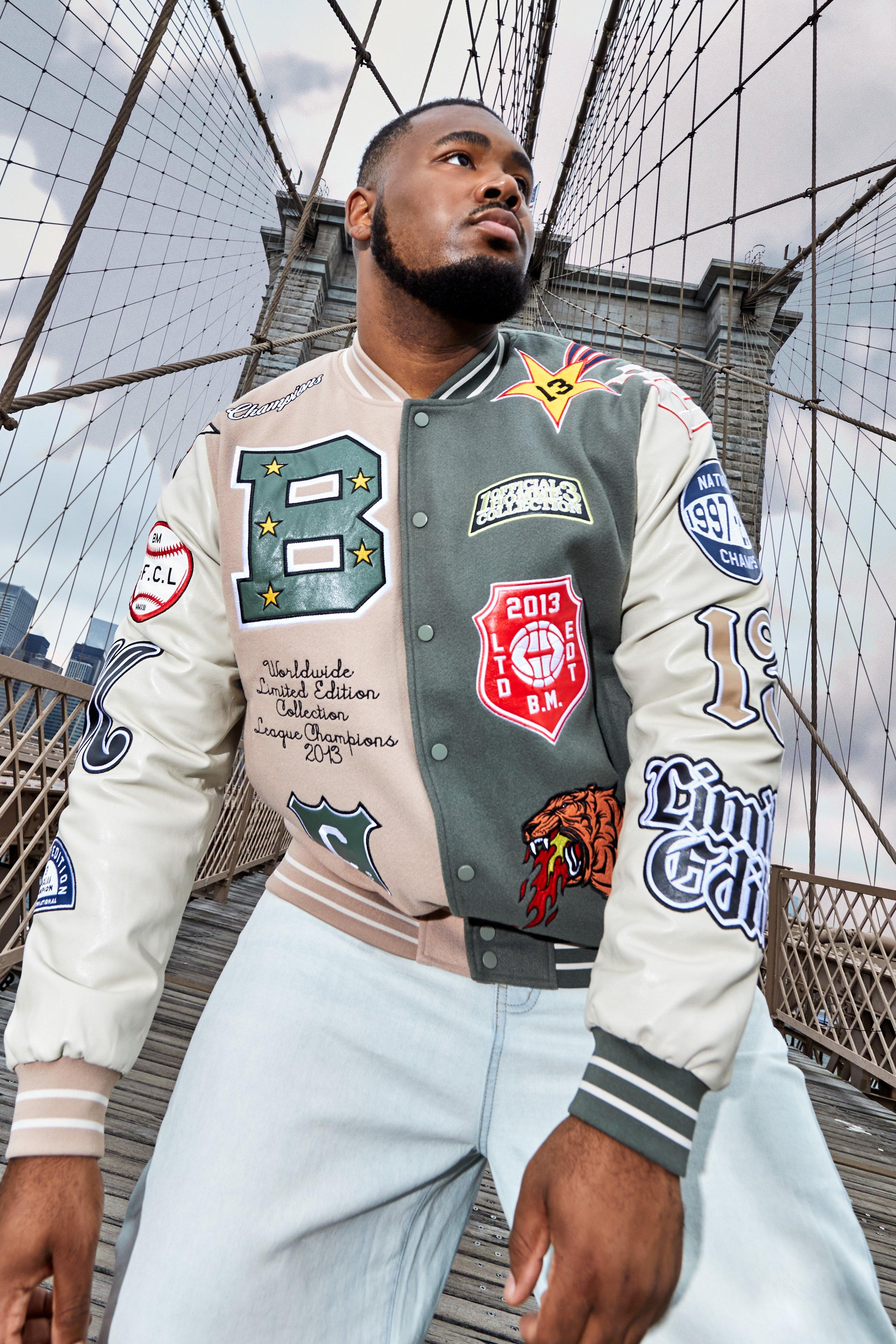 Supreme Tiger Logo Varsity Jacket