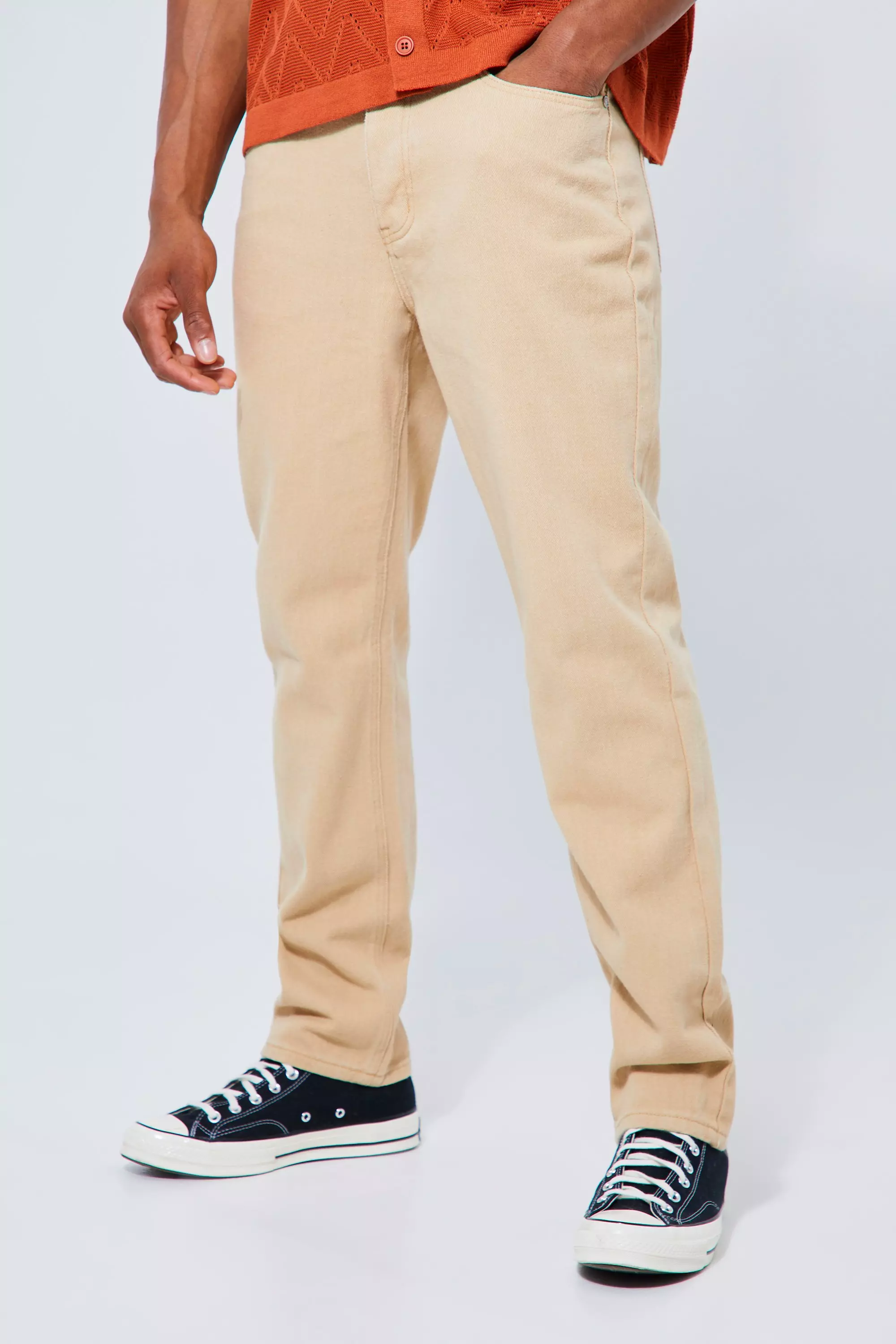 boohooman.com | Straight Leg Rigid Jeans