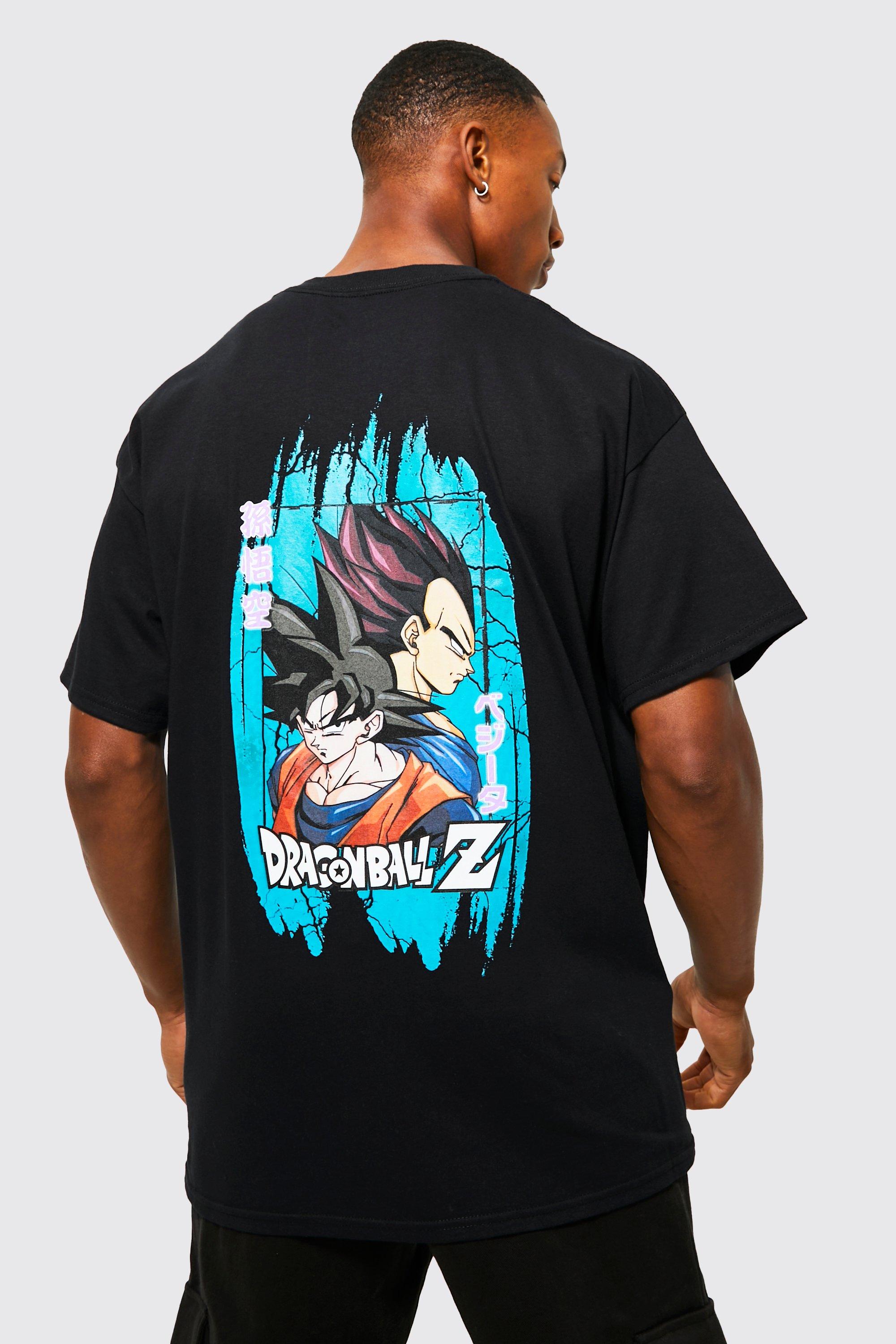 T-shirt oversize à imprimé Dragon Ball Z | boohooMAN FR