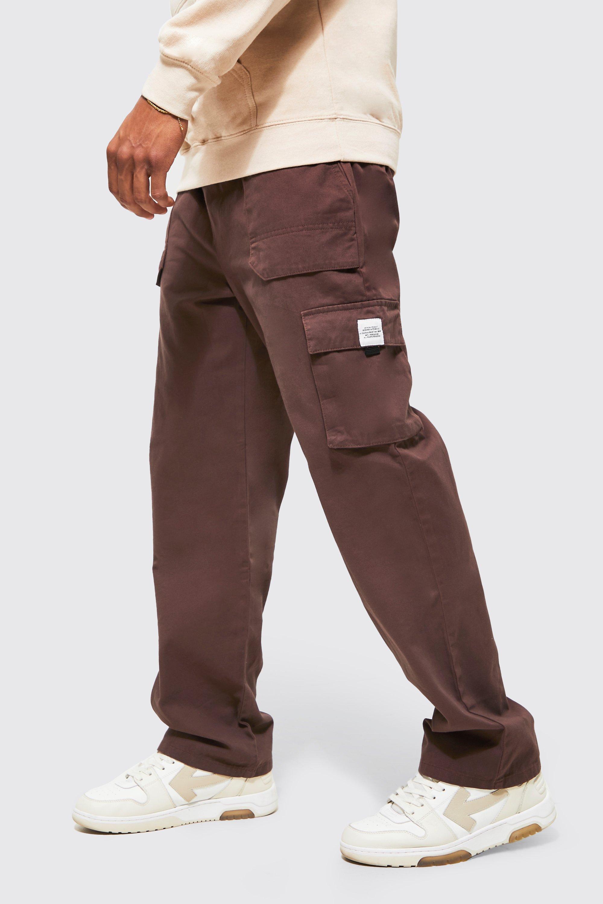 Elastic Waist Slim Fit Buckle Cargo Jogger