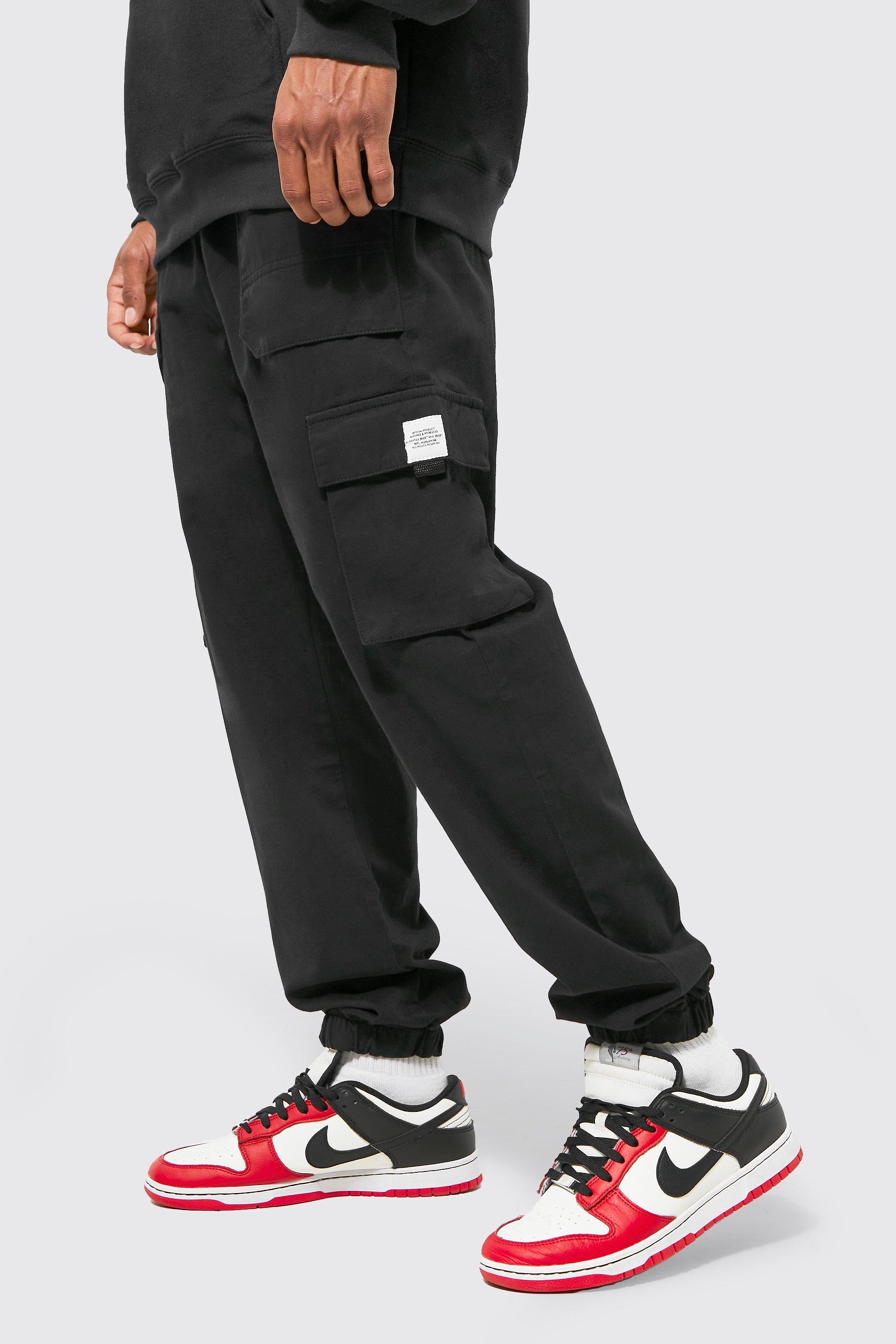 Boohooman cheap jogger trousers