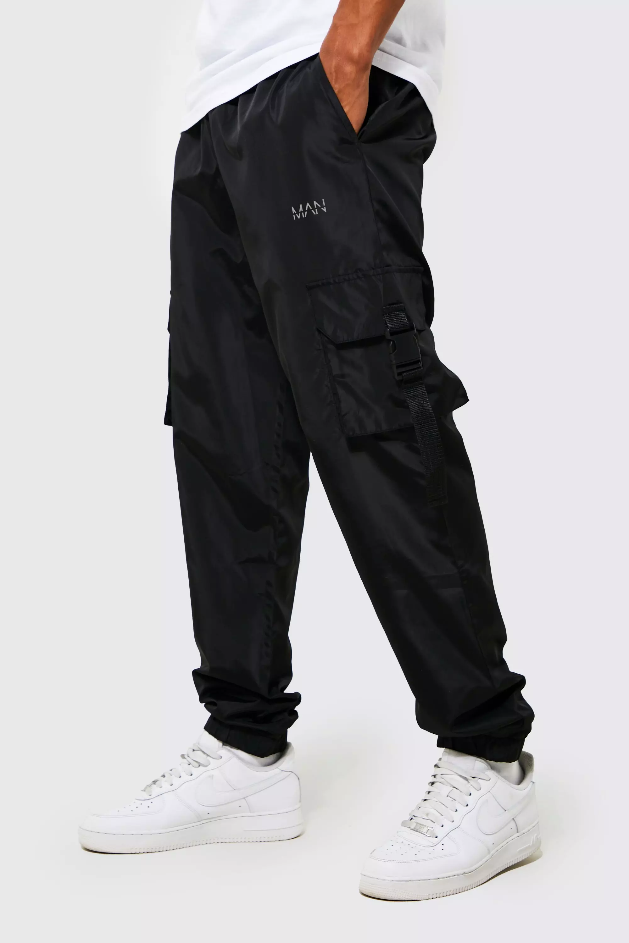 Regular Fit Pants - Black - Men