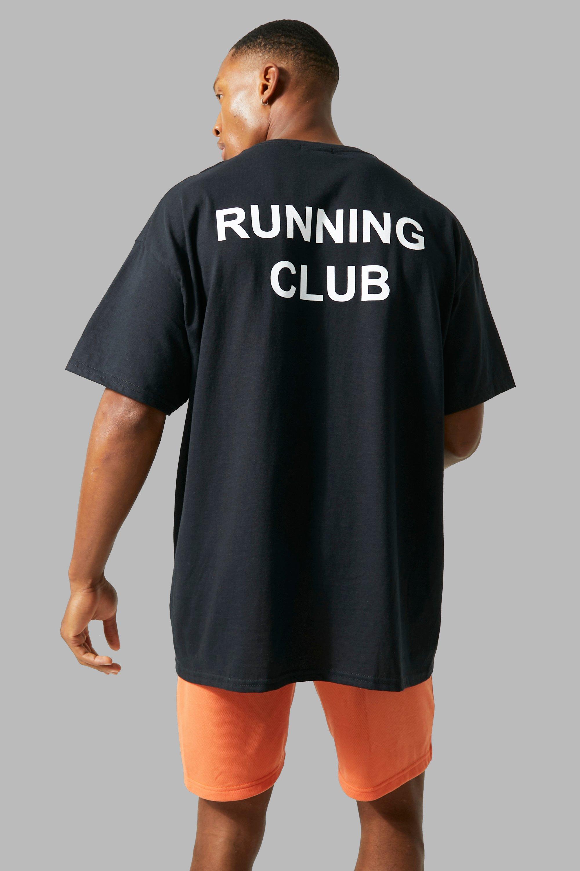  RAVENT Men Running Sports Loose Oversized T-Shirt