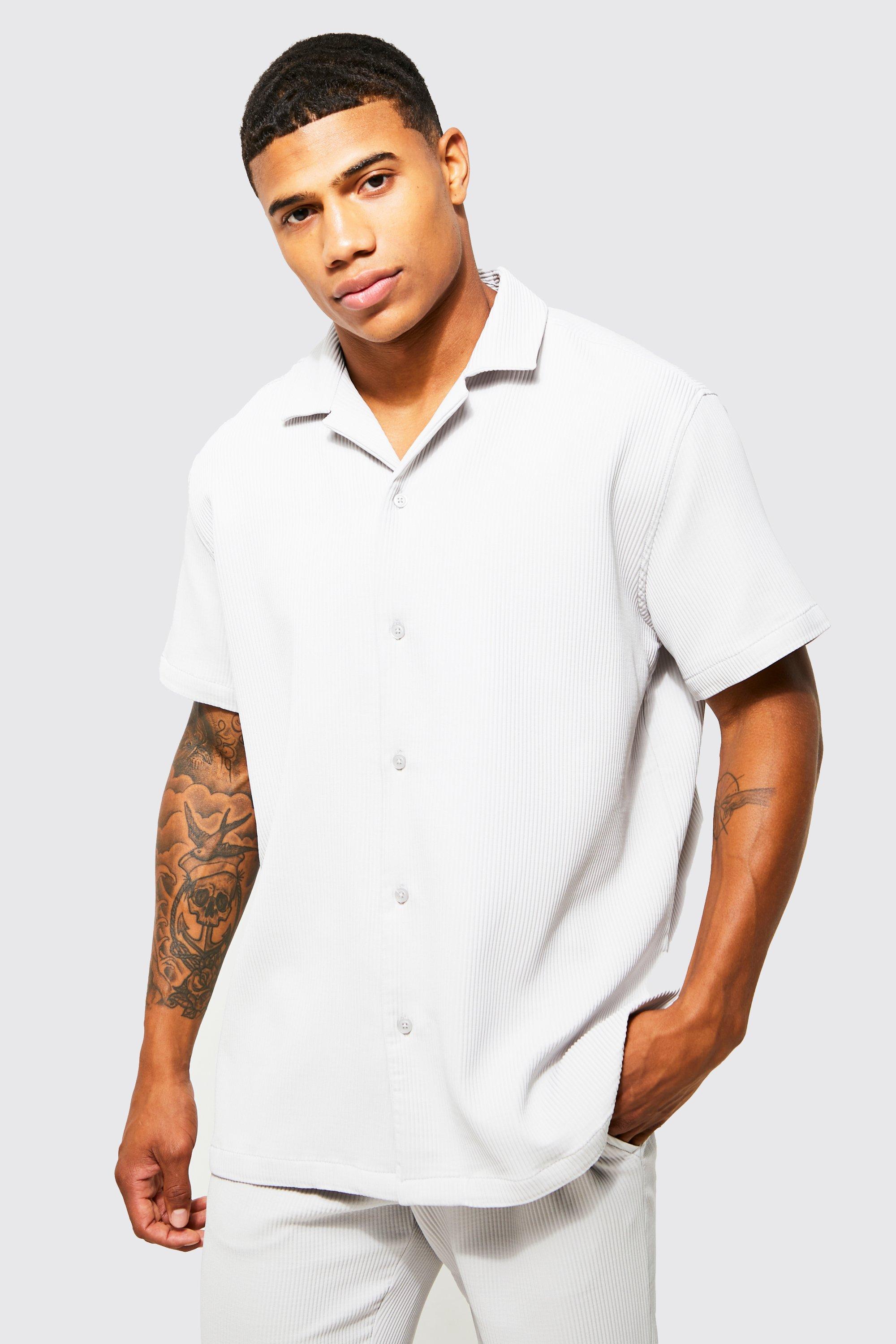 Oversized short sleeve sales shirt mens