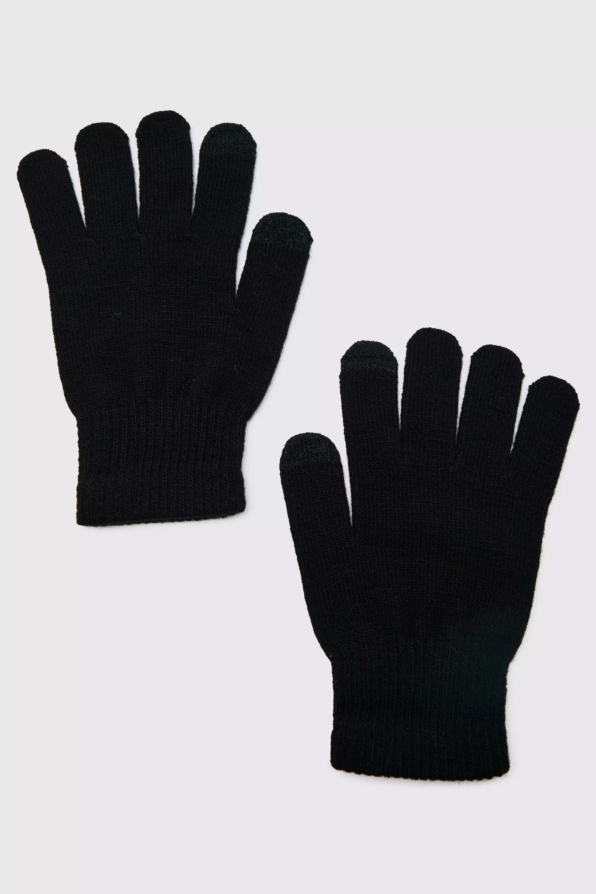 Touch Screen Gloves Black