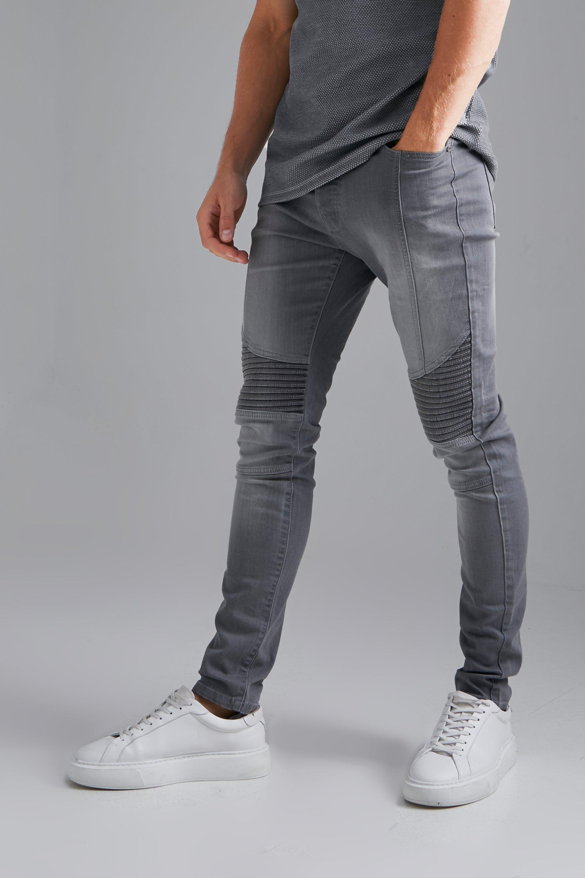 Tall Stretch Skinny Fit Biker Jean