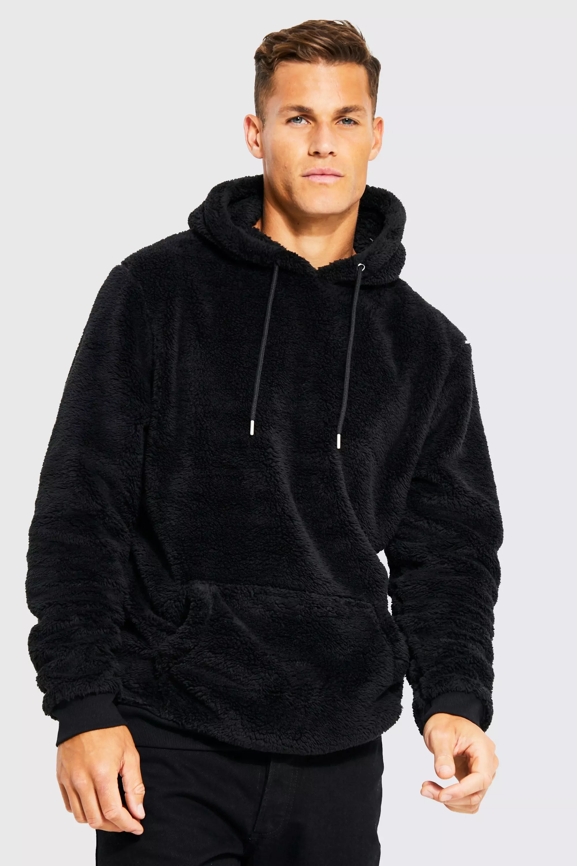 Mens hoodies boohooman hotsell