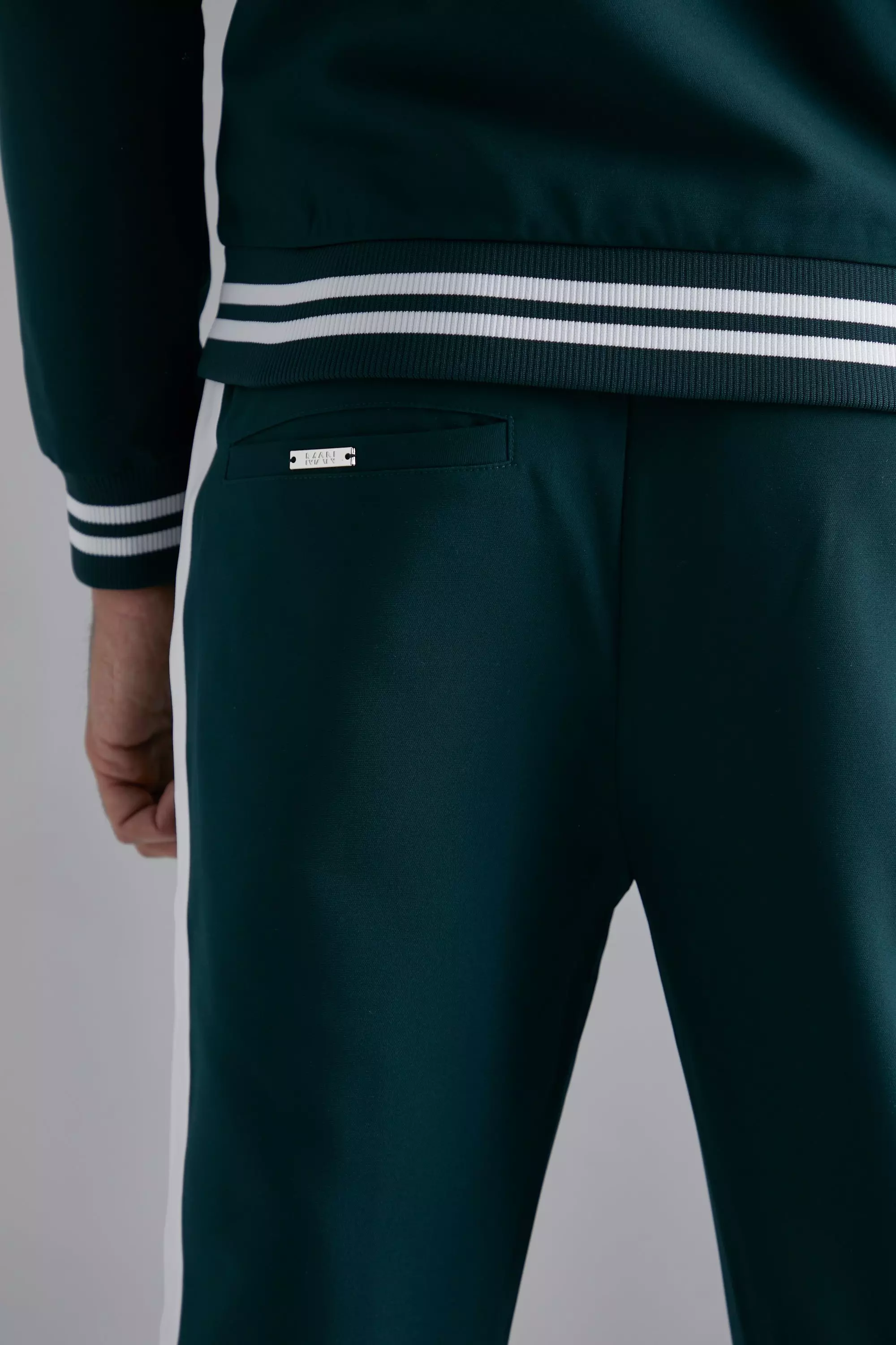 Pantaloni Sartoriali Stile Varsity, Green immagine alternativa