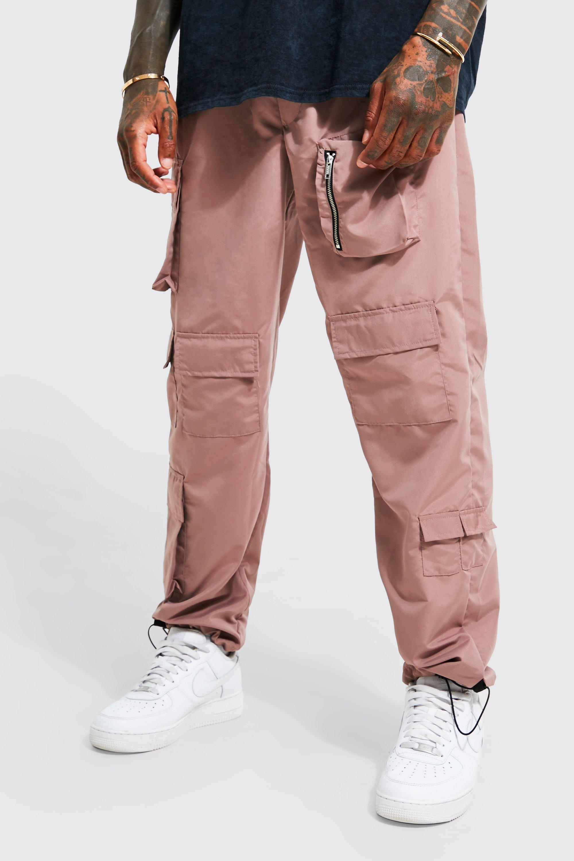 【AAKE】TIMES CARGO PT Spodnie baggy cargo z efektem sprania - CROPP - 482DE-97X