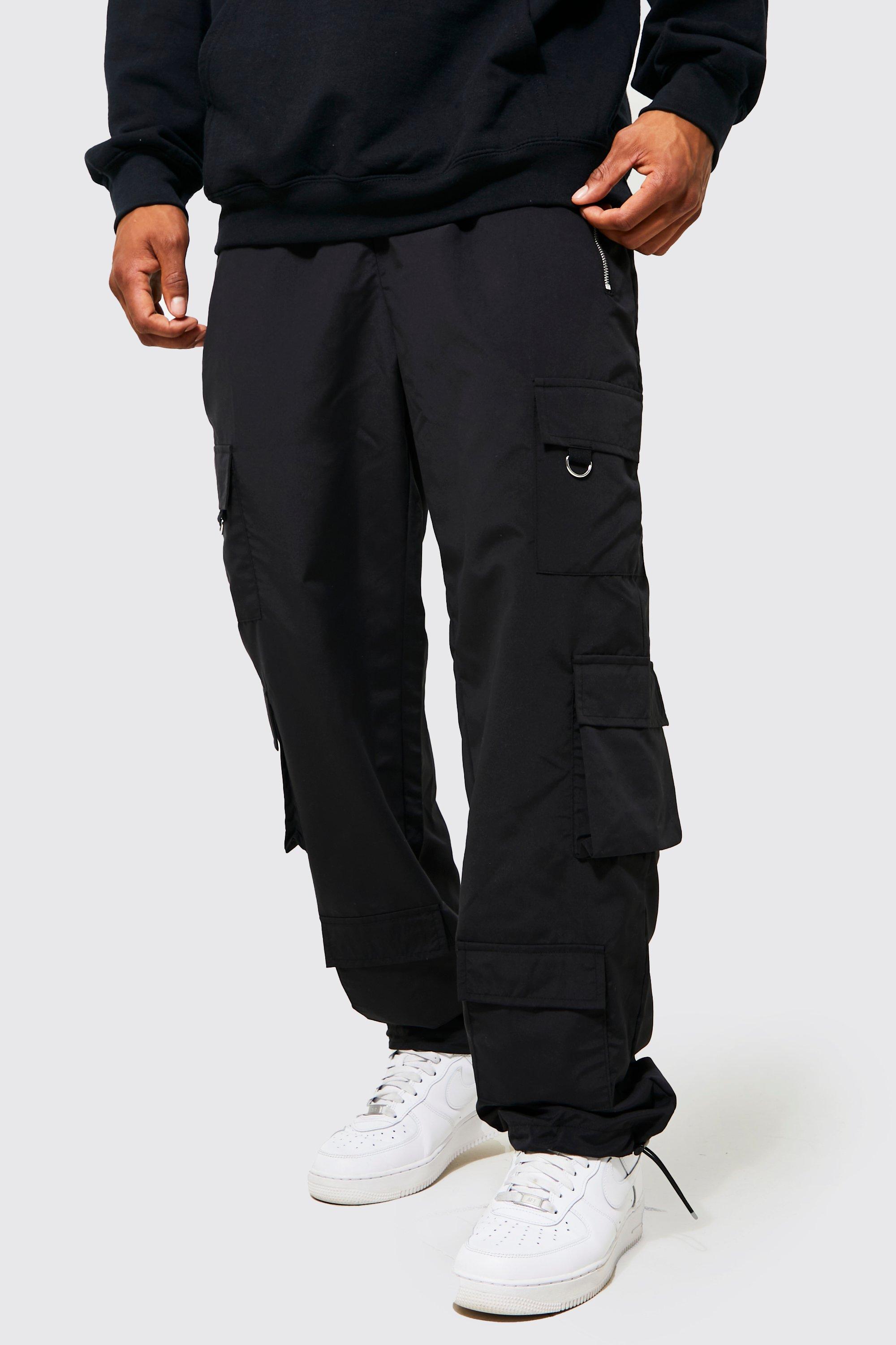 Black multi 2024 pocket cargo pants