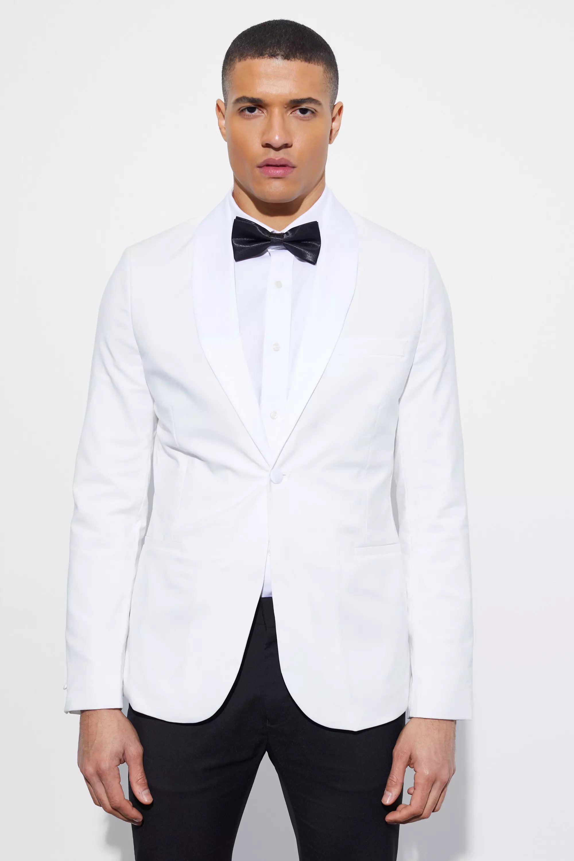 Men's White Jackets | Men's White Coats | boohooMAN USA