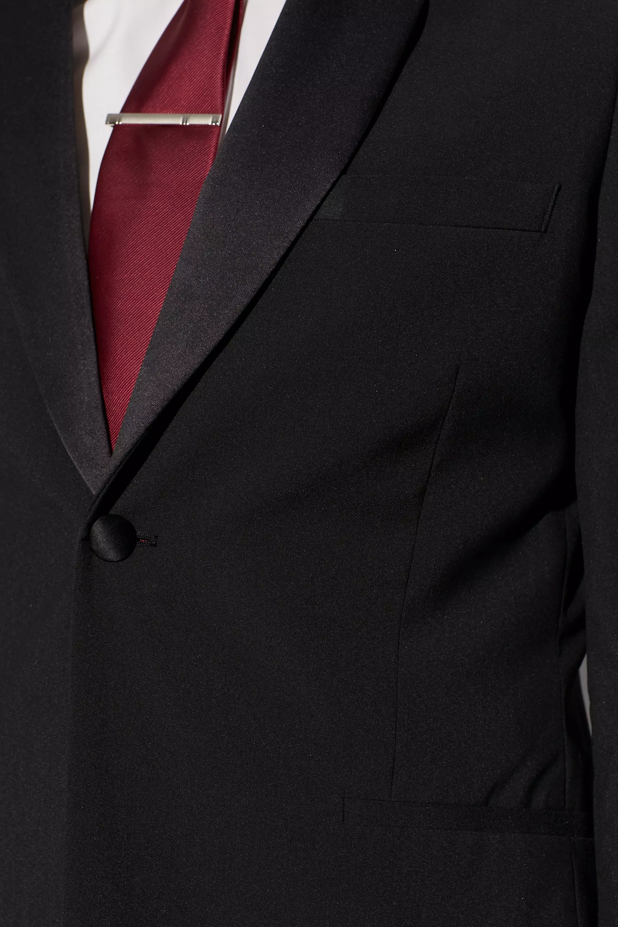 Veste de costume cintrée droite, Black autre image
