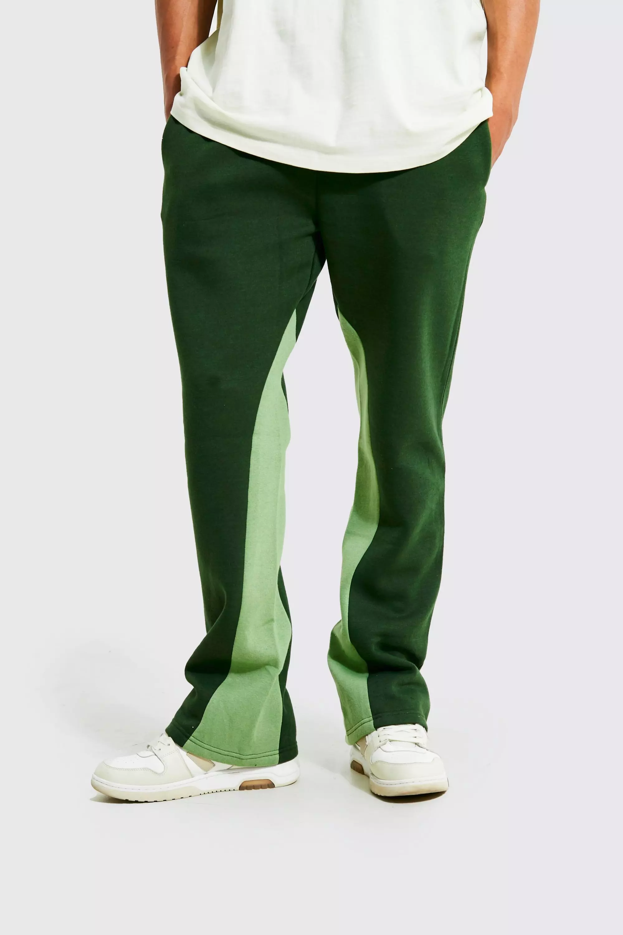 Tall Regular Fit Gusset Panel Jogger | boohooMAN USA