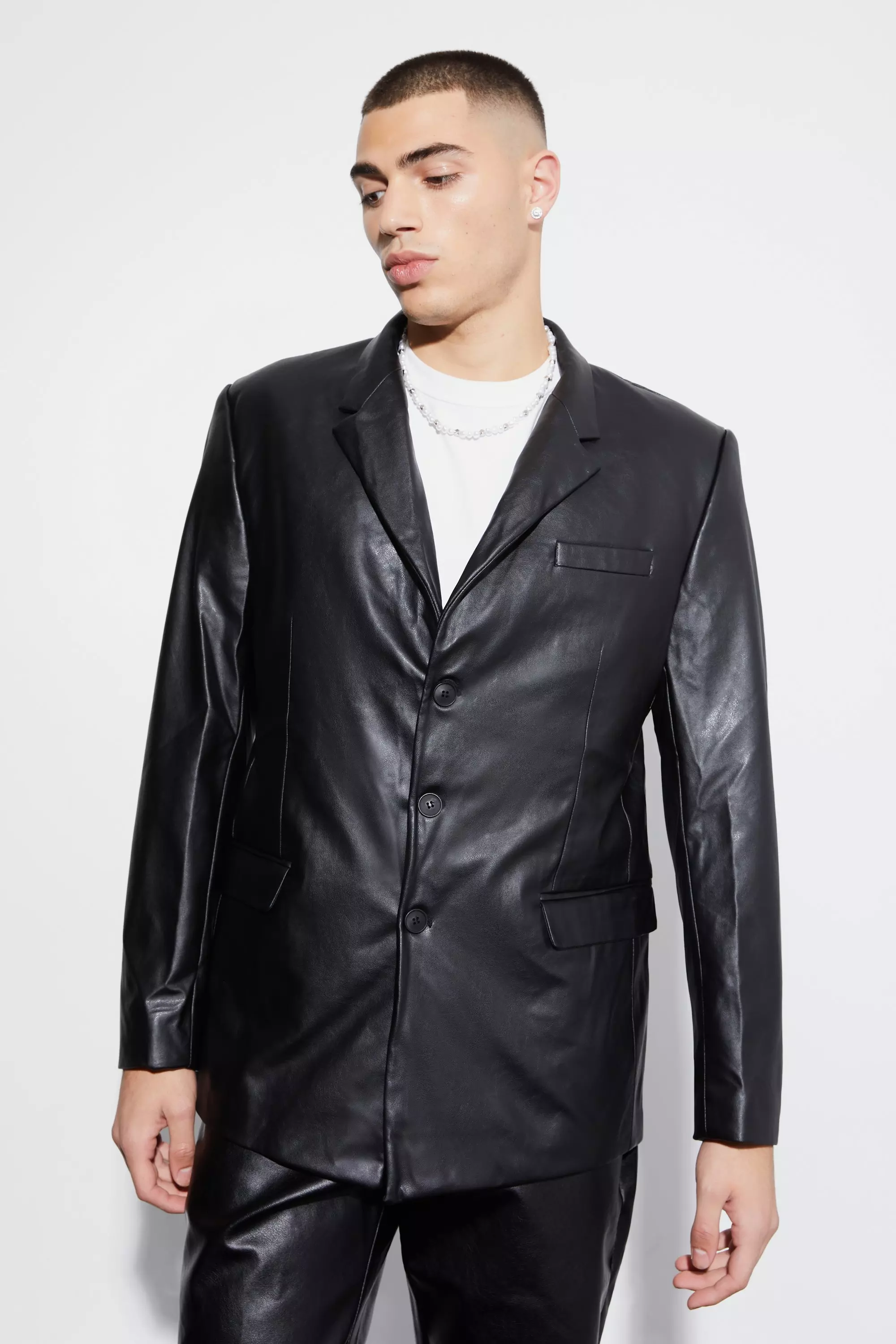 Veste de costume ample , Black autre image