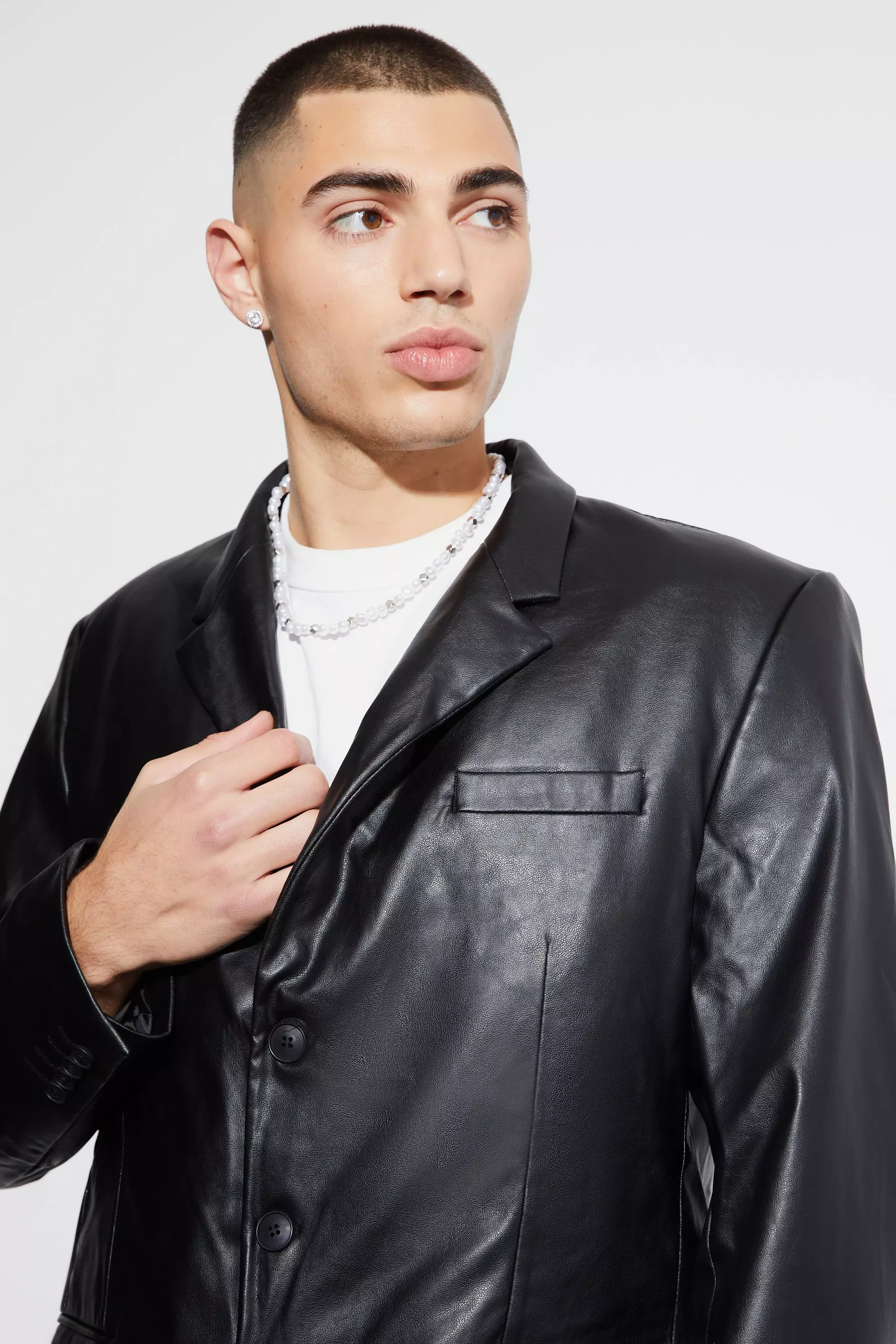 Veste de costume ample , Black autre image