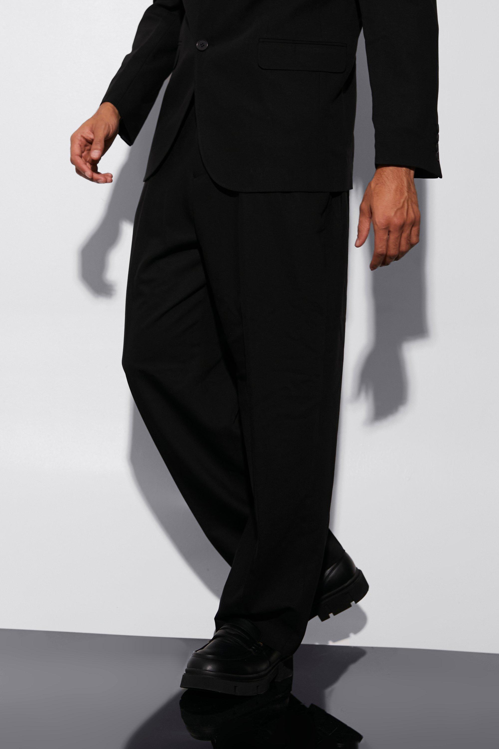 Relaxed Fit Suit Pants